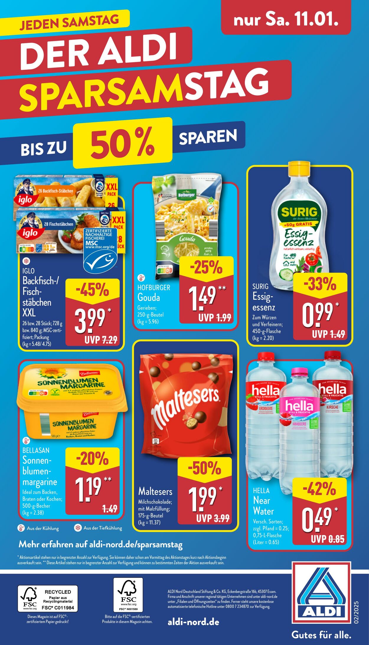 Prospekt Aldi-Nord 06.01.2025 - 11.01.2025