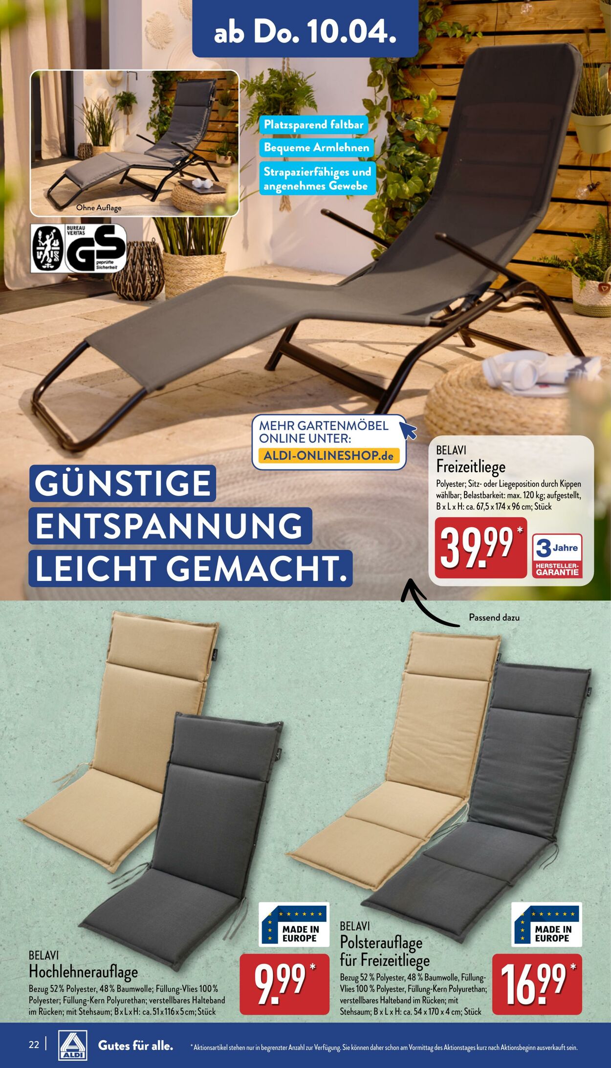 Prospekt Aldi-Nord 31.03.2025 - 05.04.2025