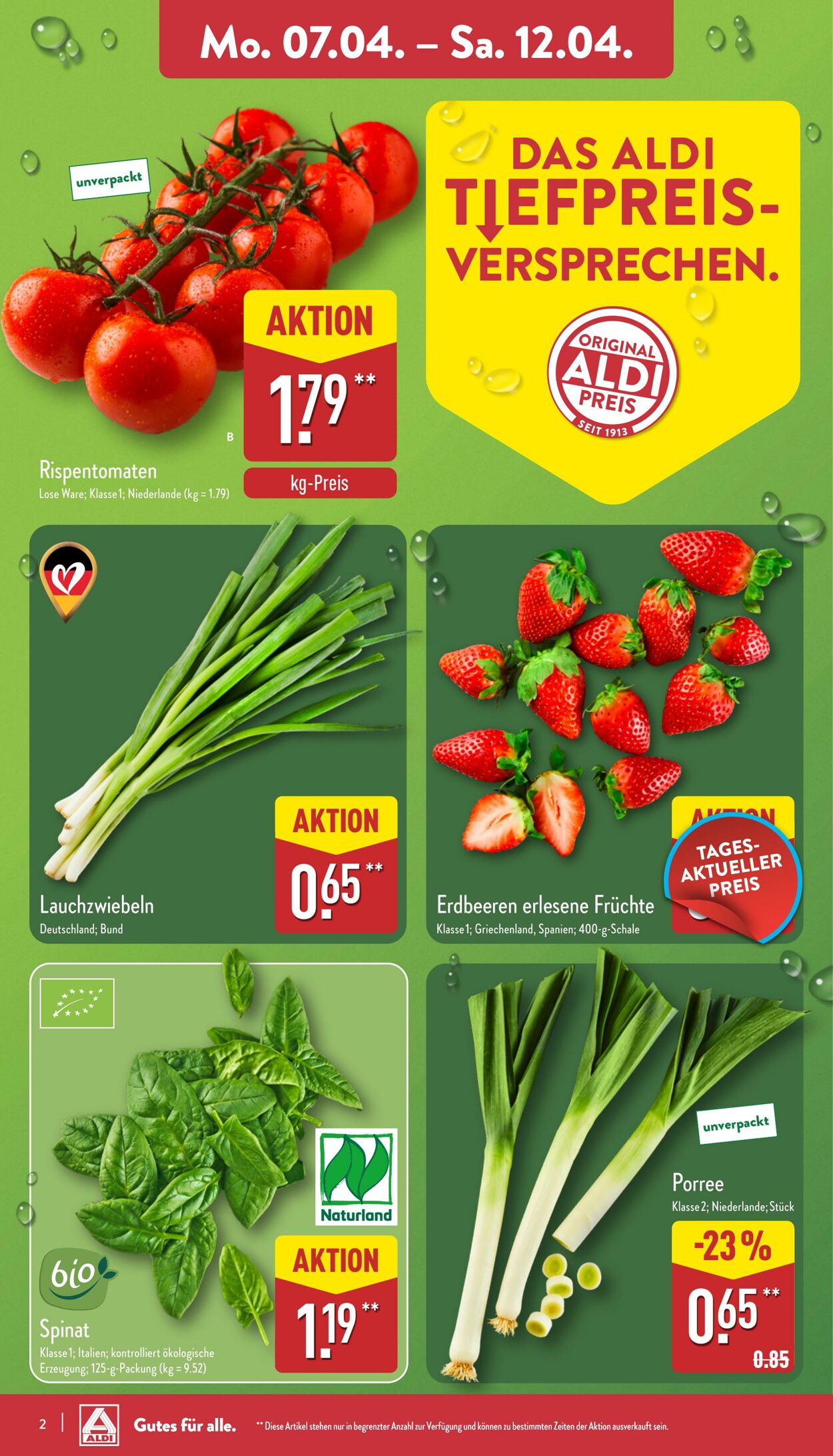 Prospekt Aldi-Nord 31.03.2025 - 05.04.2025