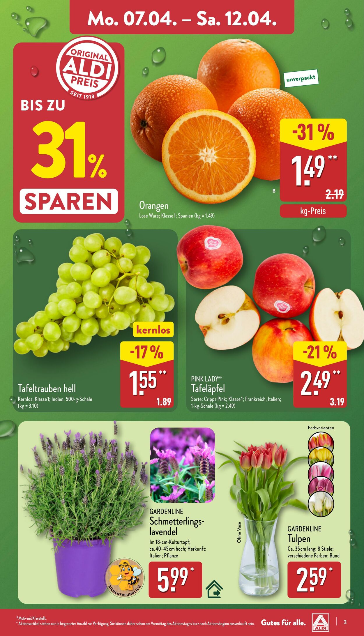 Prospekt Aldi-Nord 31.03.2025 - 05.04.2025