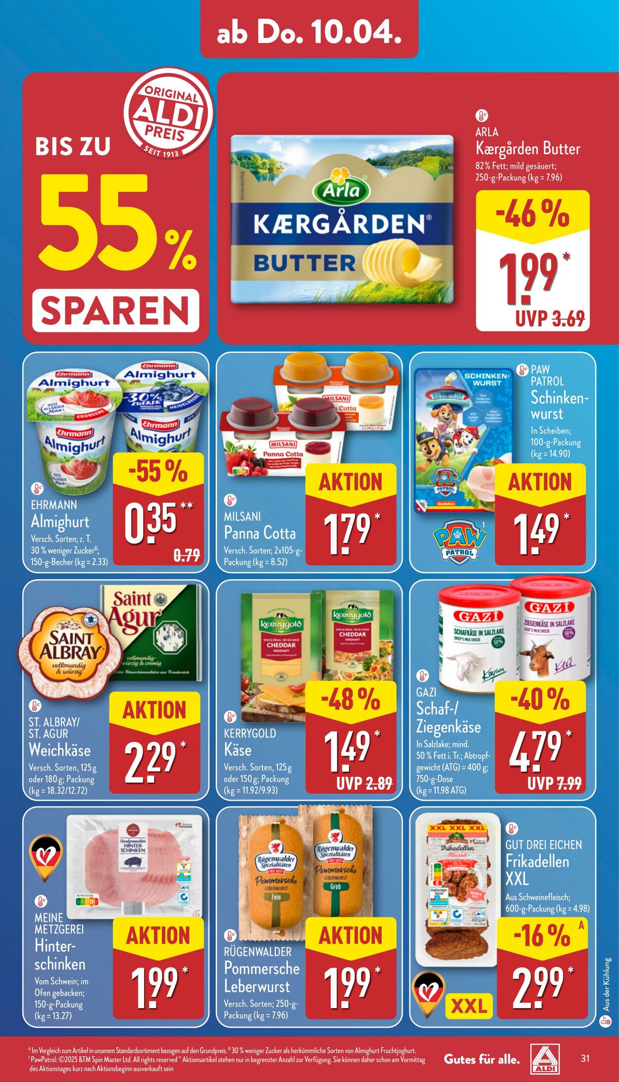 Prospekt Aldi-Nord 31.03.2025 - 05.04.2025