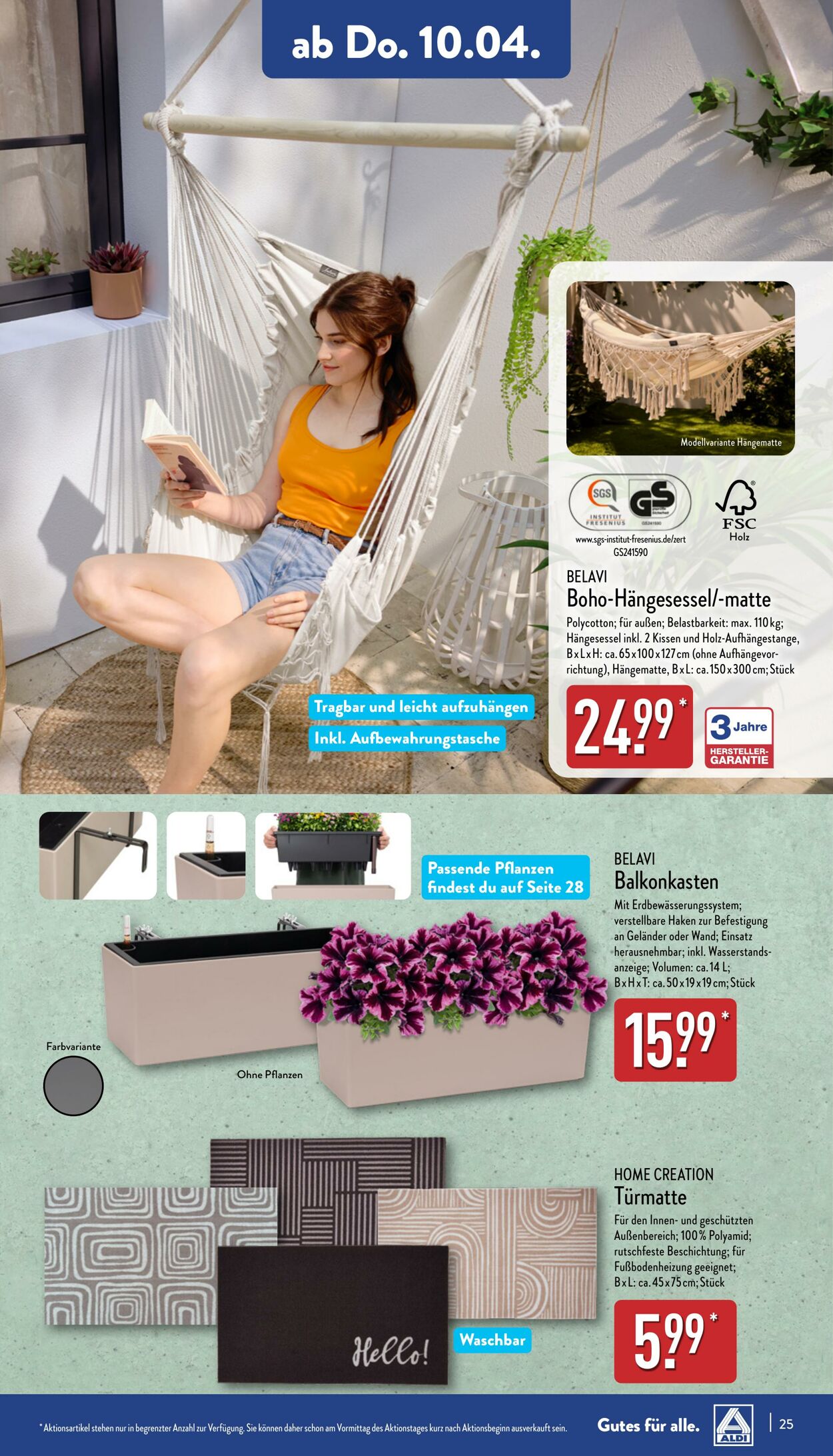 Prospekt Aldi-Nord 31.03.2025 - 05.04.2025