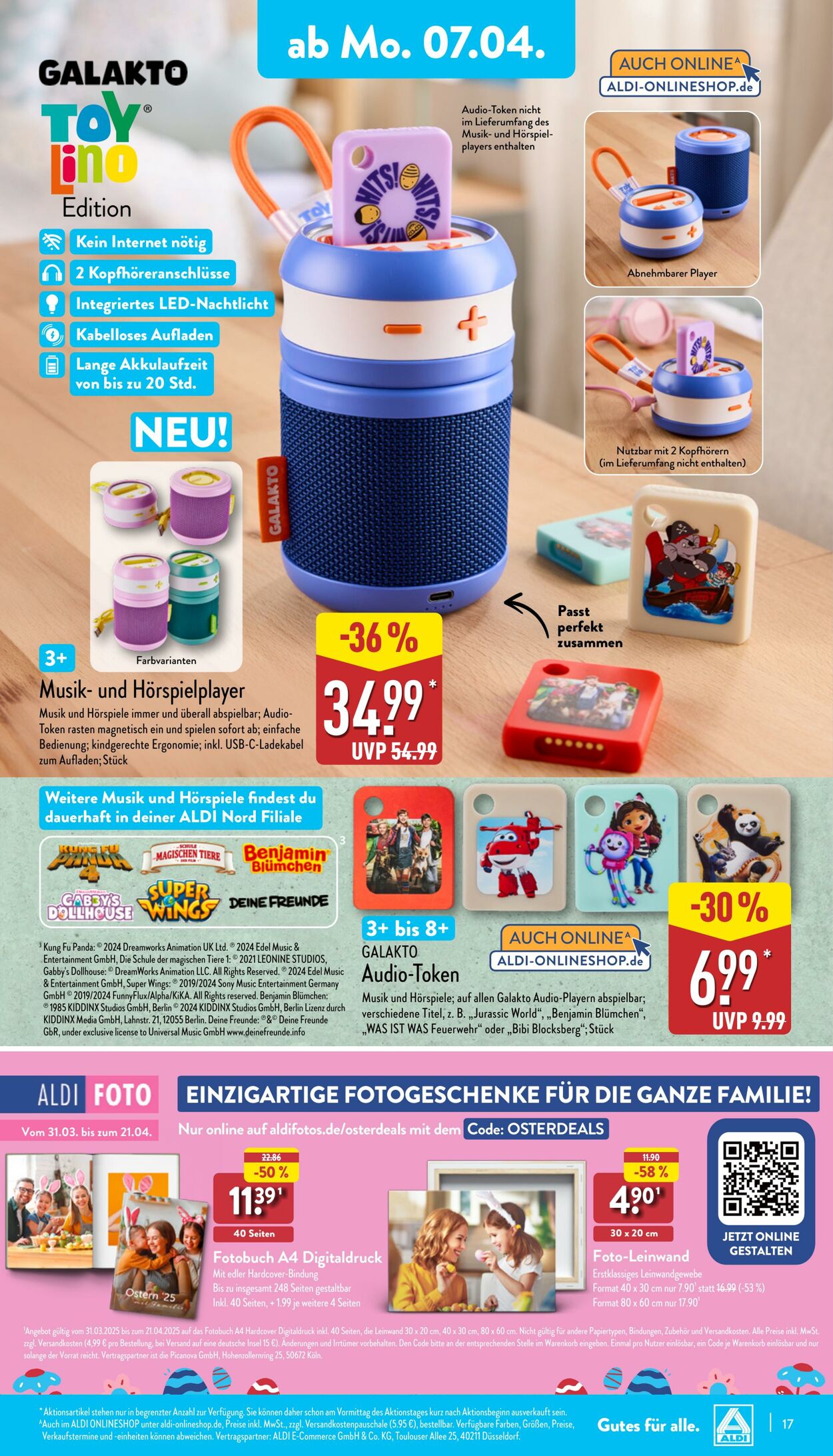 Prospekt Aldi-Nord 31.03.2025 - 05.04.2025