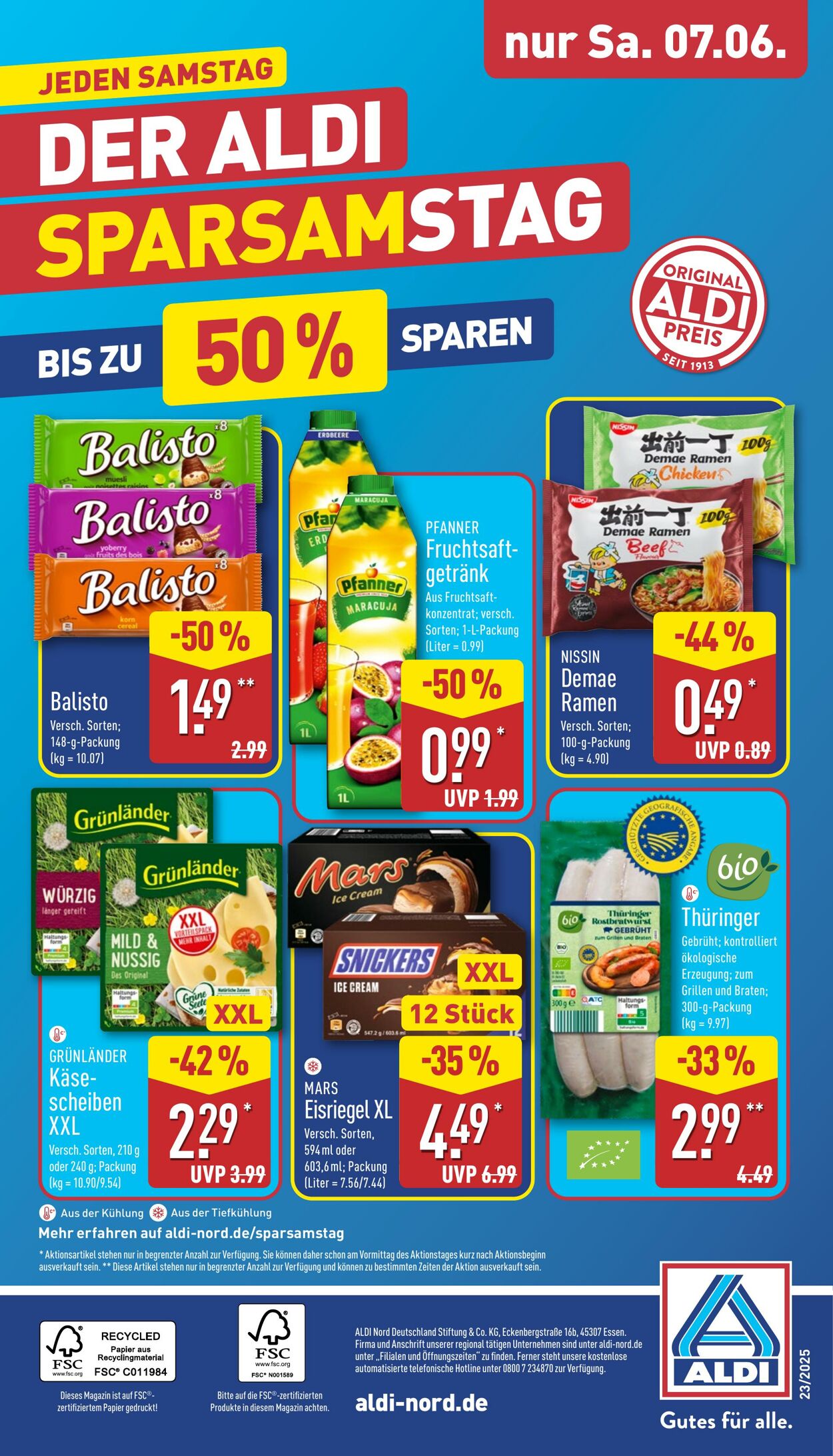 Prospekt Aldi-Nord 26.05.2025 - 31.05.2025