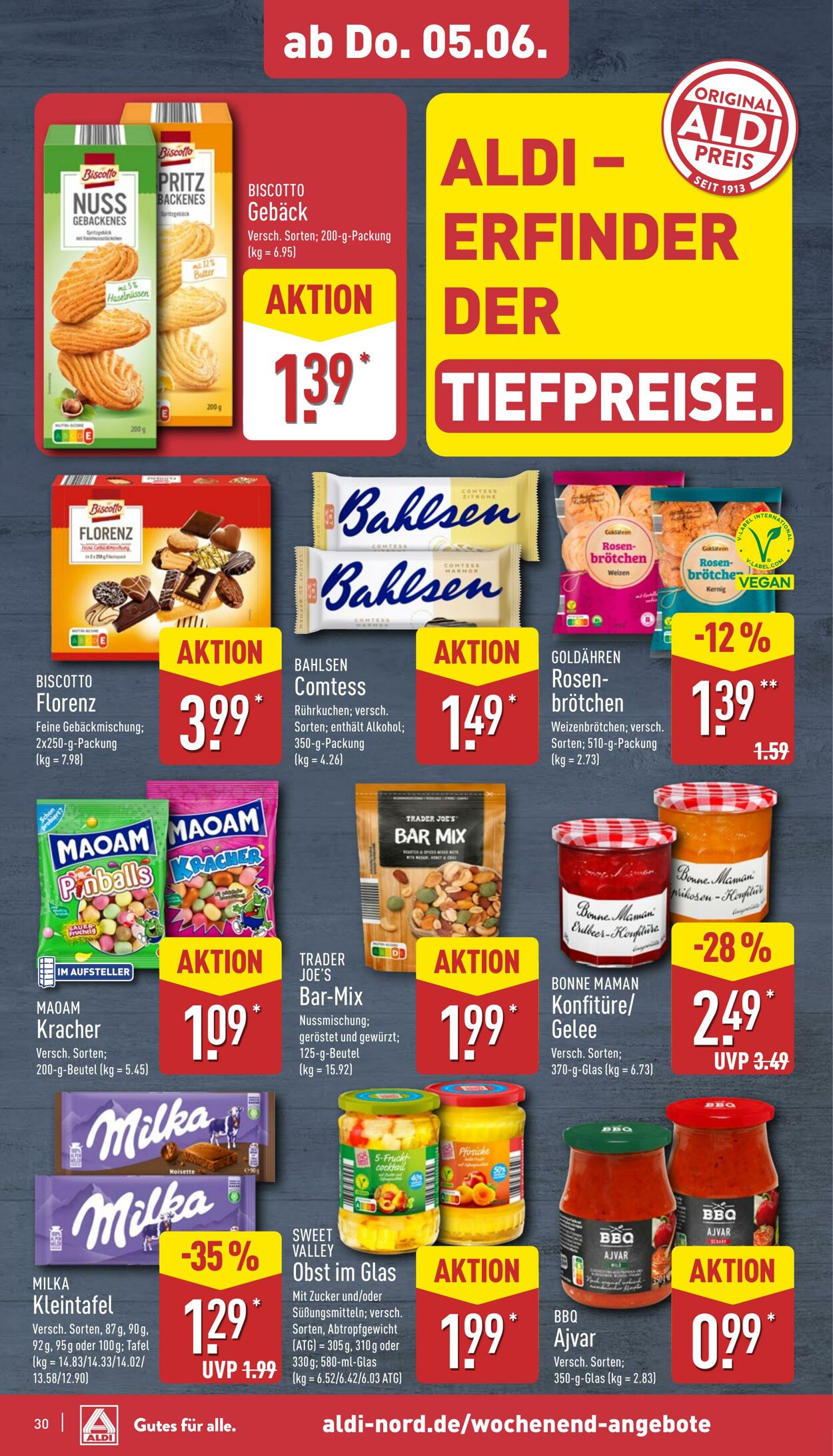 Prospekt Aldi-Nord 26.05.2025 - 31.05.2025