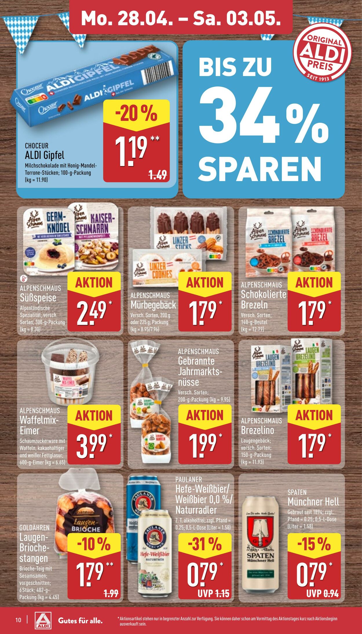 Prospekt Aldi-Nord 21.04.2025 - 26.04.2025