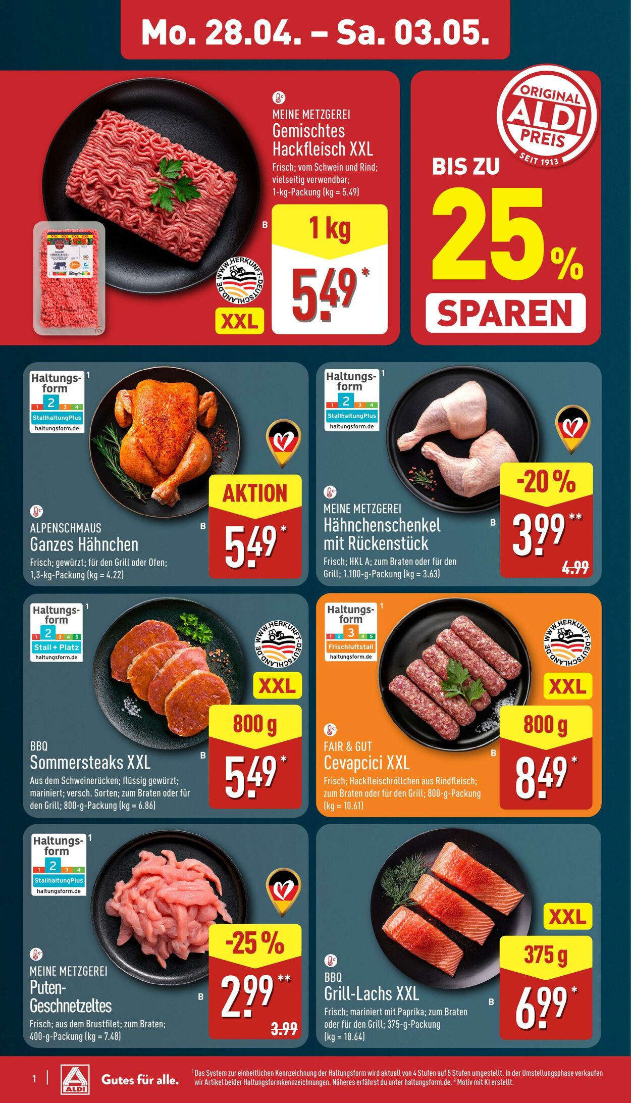 Prospekt Aldi-Nord 21.04.2025 - 26.04.2025