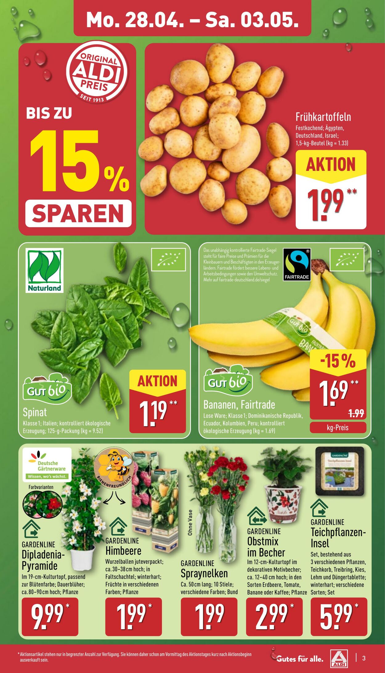 Prospekt Aldi-Nord 21.04.2025 - 26.04.2025