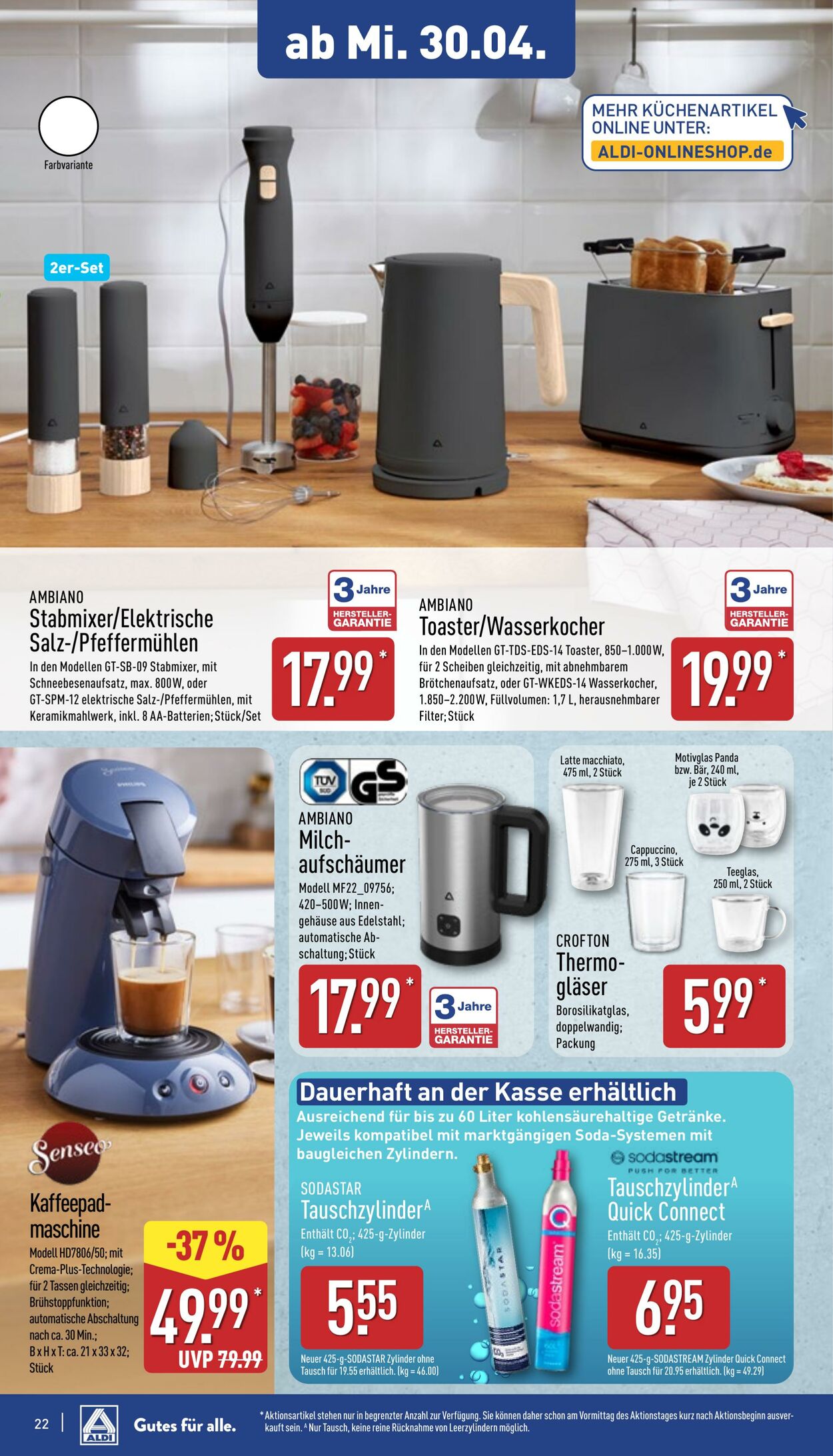 Prospekt Aldi-Nord 21.04.2025 - 26.04.2025