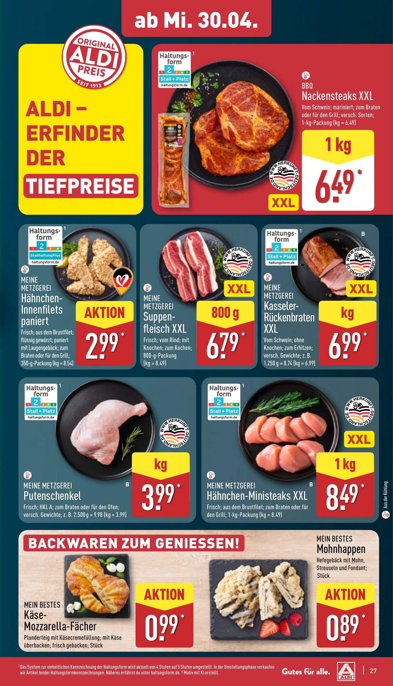 Prospekt Aldi-Nord 21.04.2025 - 26.04.2025