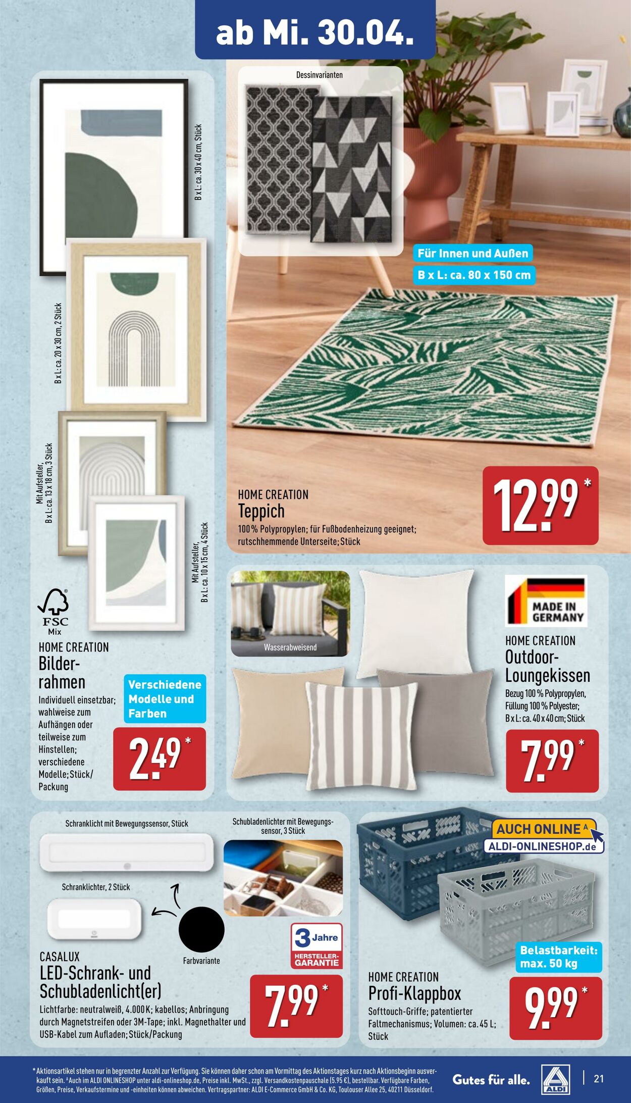 Prospekt Aldi-Nord 21.04.2025 - 26.04.2025