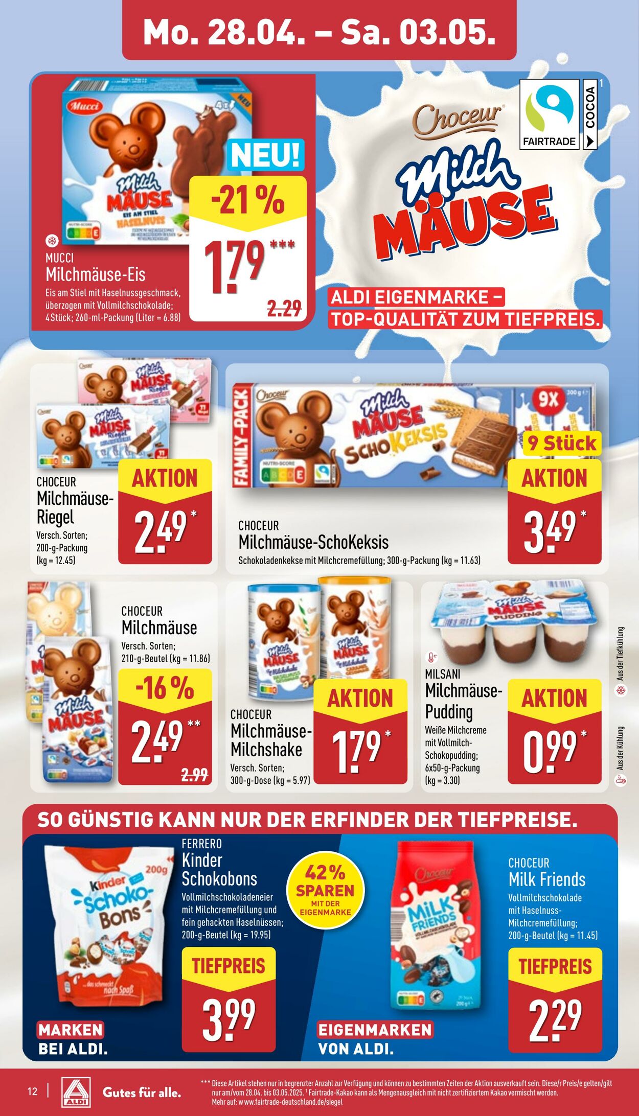 Prospekt Aldi-Nord 21.04.2025 - 26.04.2025