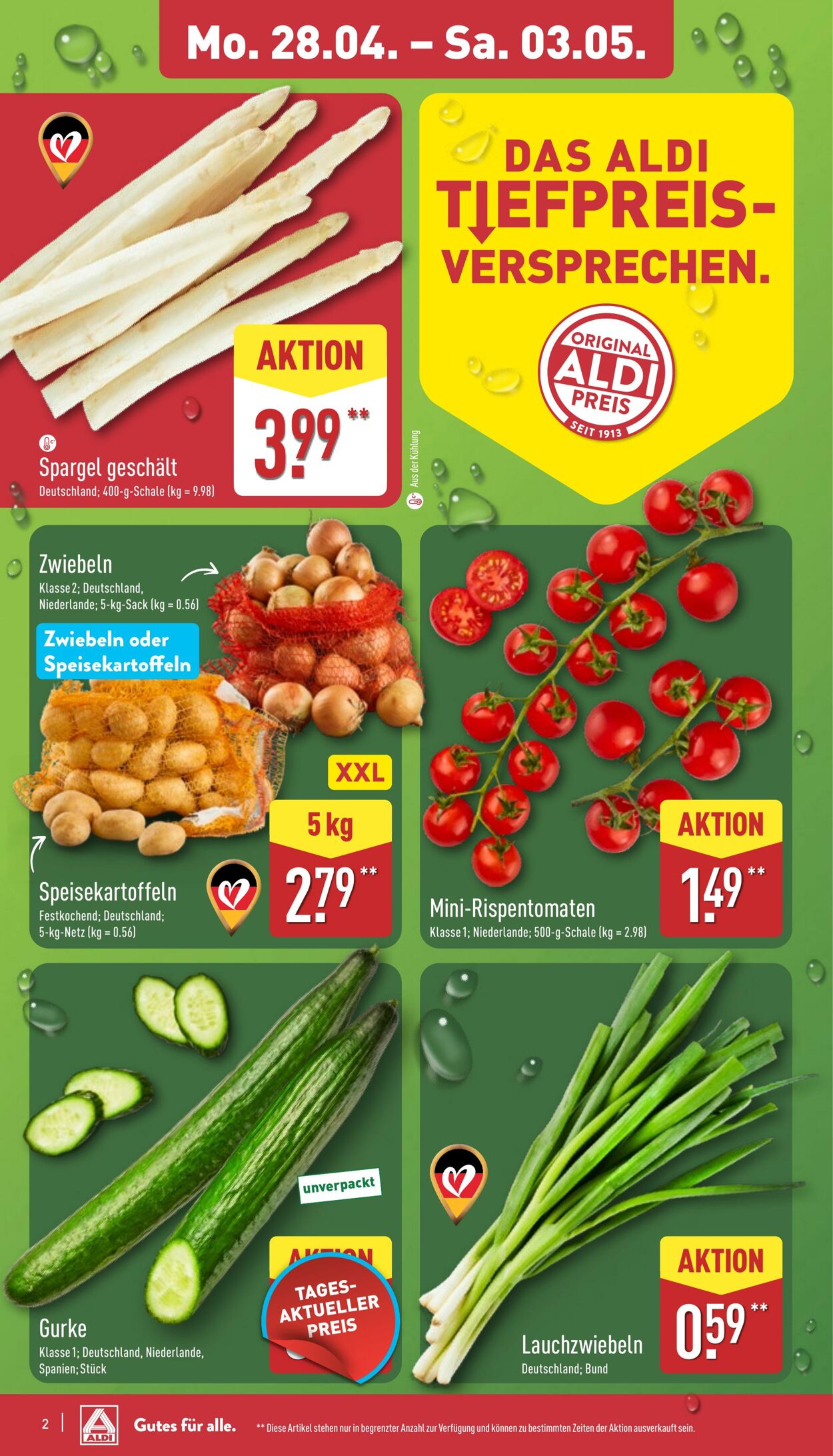 Prospekt Aldi-Nord 21.04.2025 - 26.04.2025