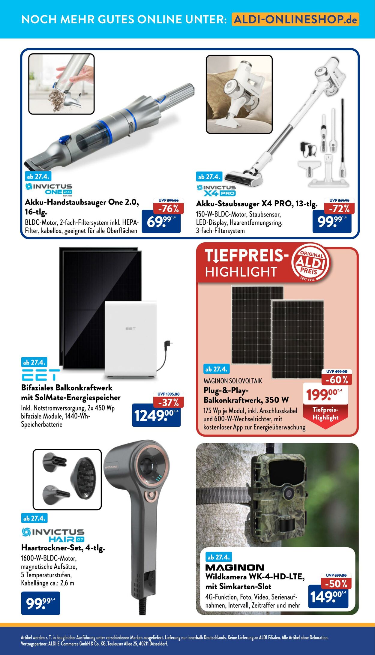 Prospekt Aldi-Nord 21.04.2025 - 26.04.2025