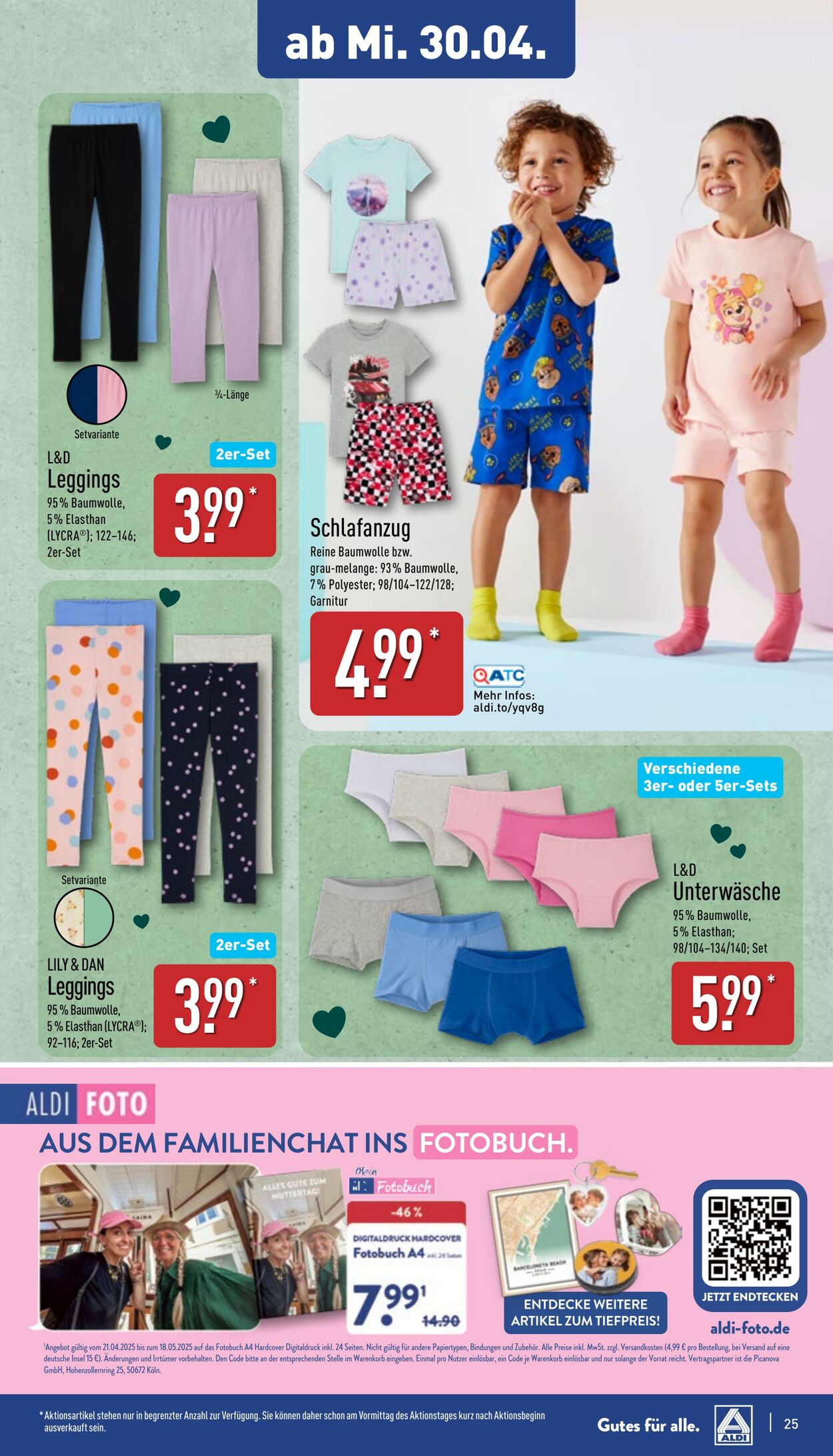 Prospekt Aldi-Nord 21.04.2025 - 26.04.2025