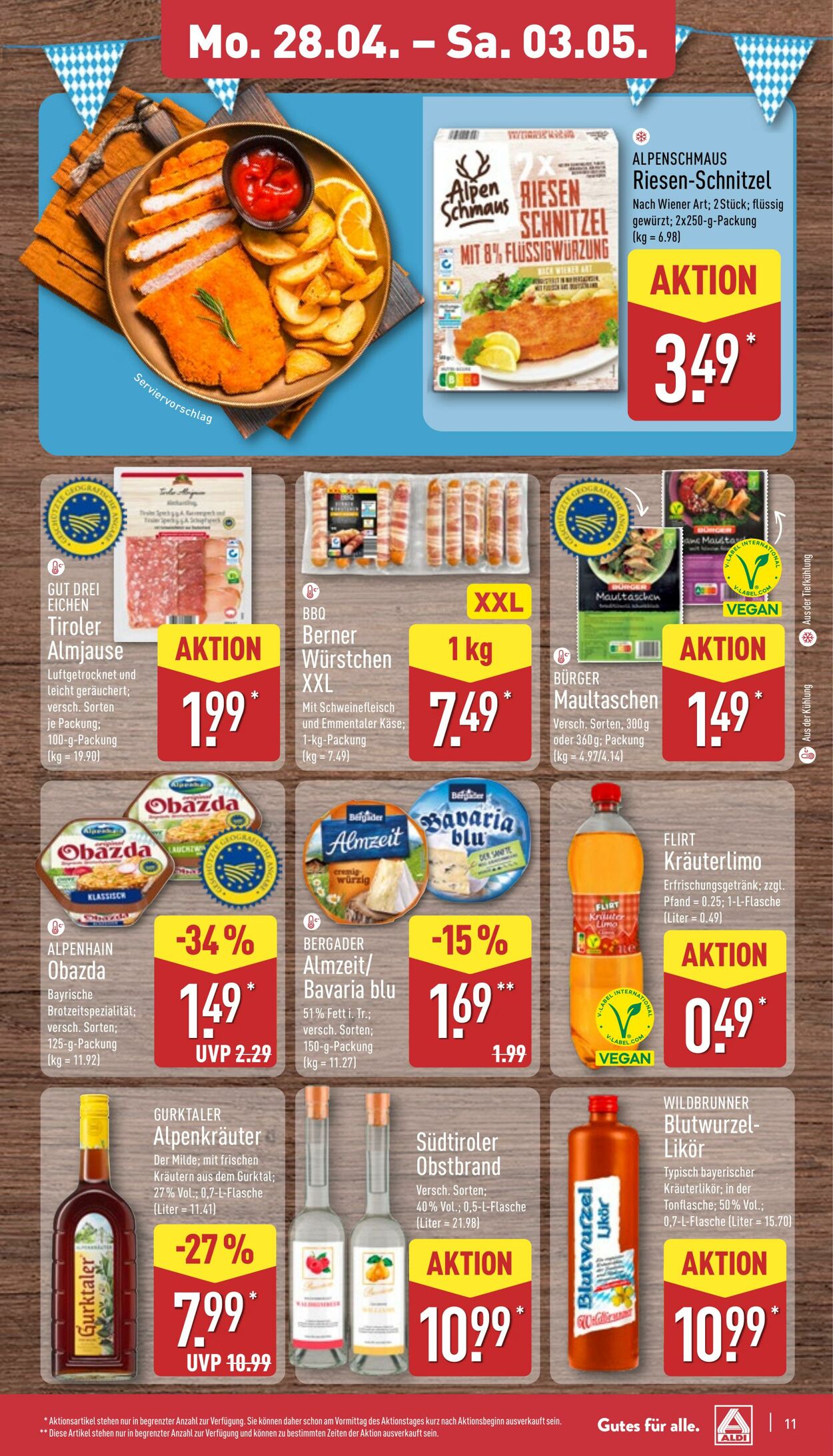 Prospekt Aldi-Nord 21.04.2025 - 26.04.2025