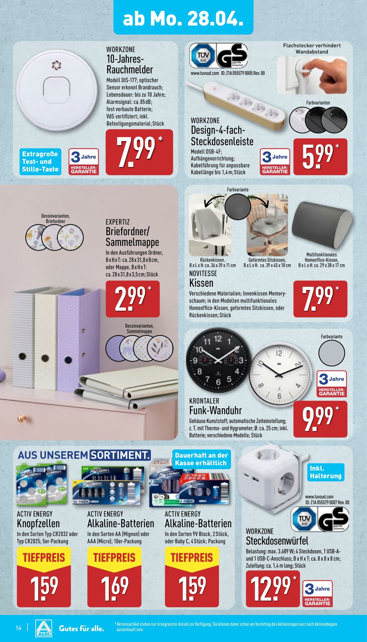 Prospekt Aldi-Nord 21.04.2025 - 26.04.2025