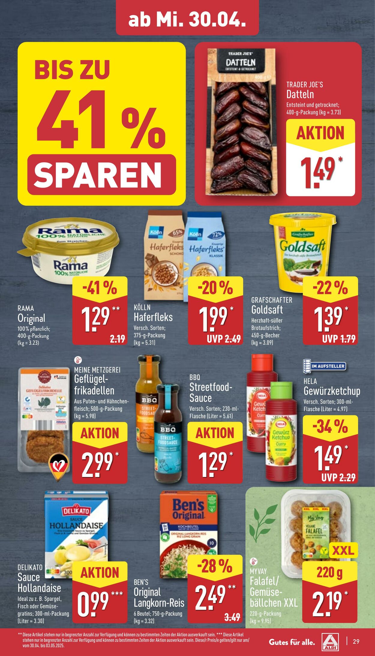 Prospekt Aldi-Nord 21.04.2025 - 26.04.2025