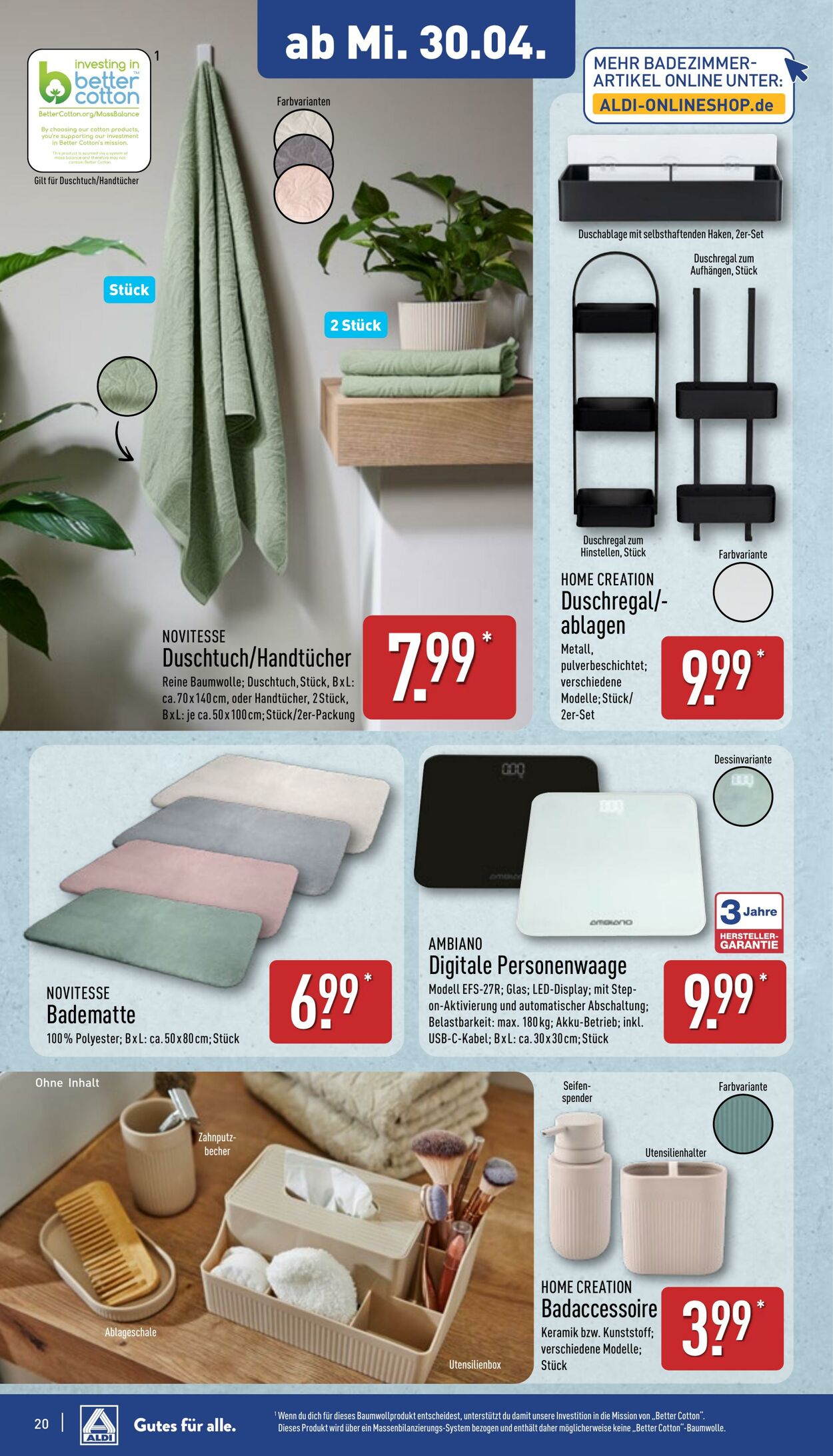 Prospekt Aldi-Nord 21.04.2025 - 26.04.2025