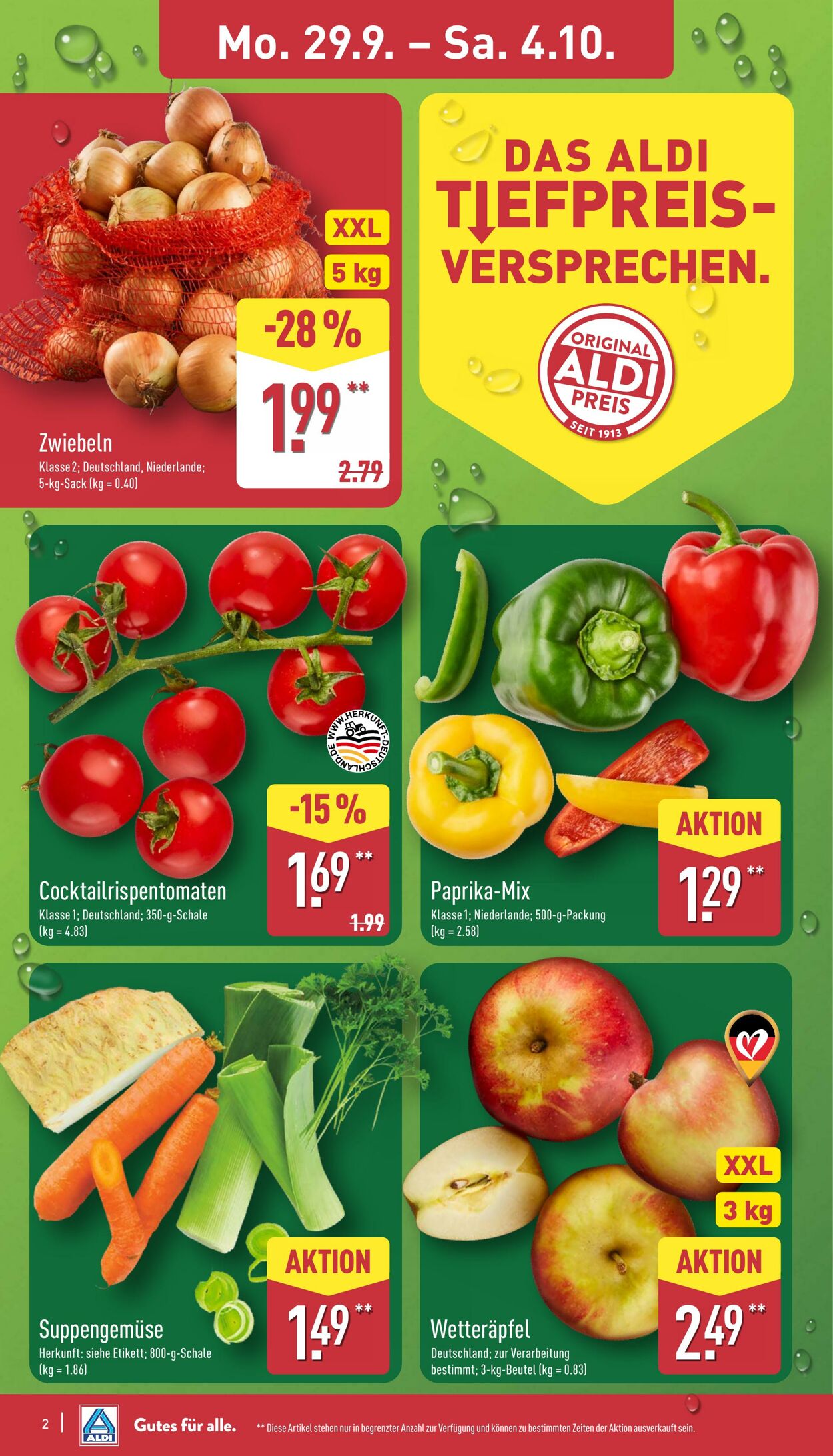 Prospekt Aldi-Nord 22.09.2025 - 27.09.2025