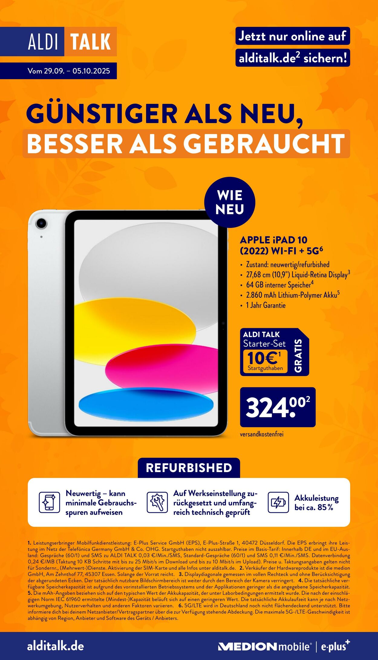 Prospekt Aldi-Nord 22.09.2025 - 27.09.2025