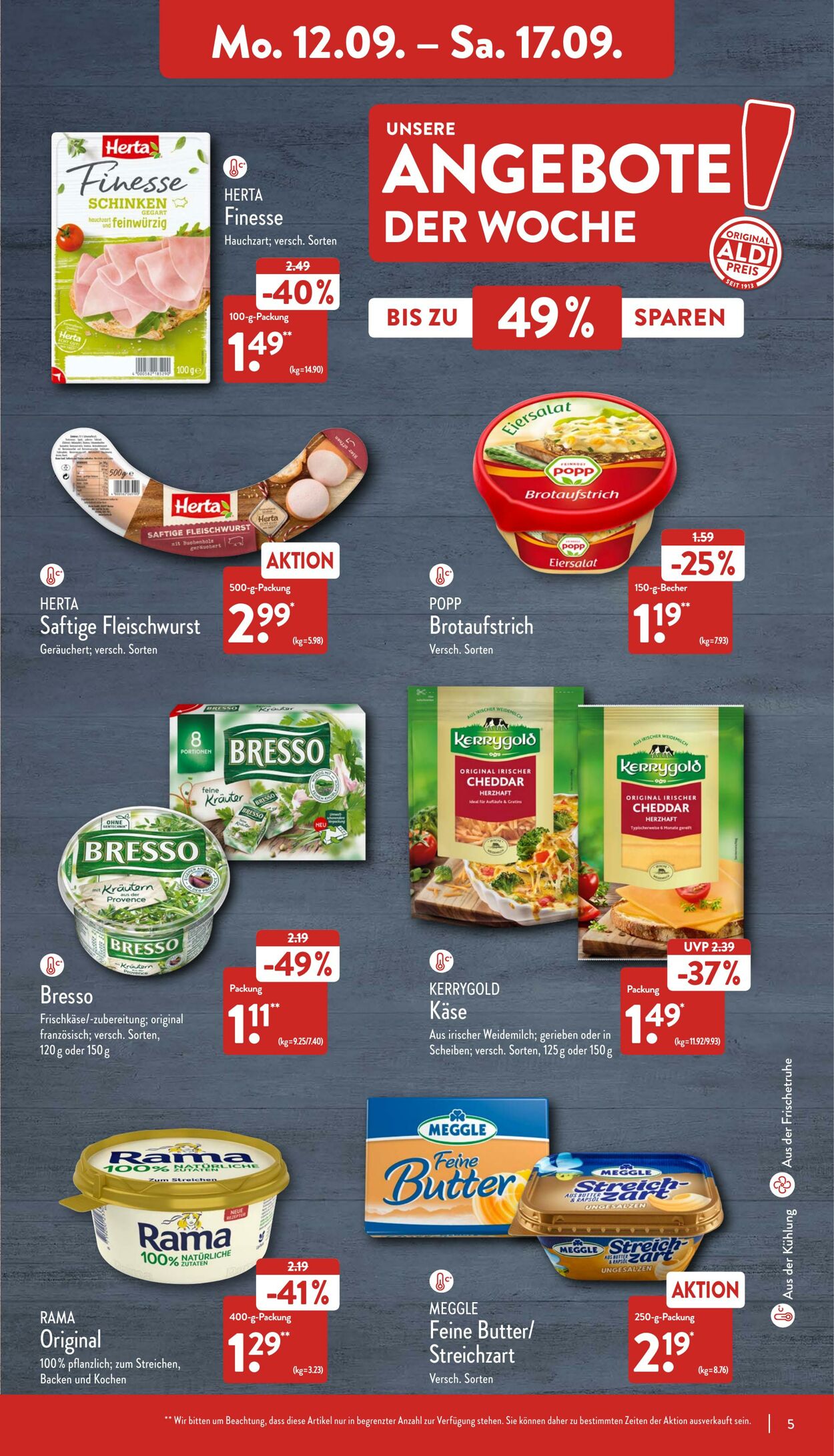 Prospekt Aldi-Nord 12.09.2022 - 17.09.2022