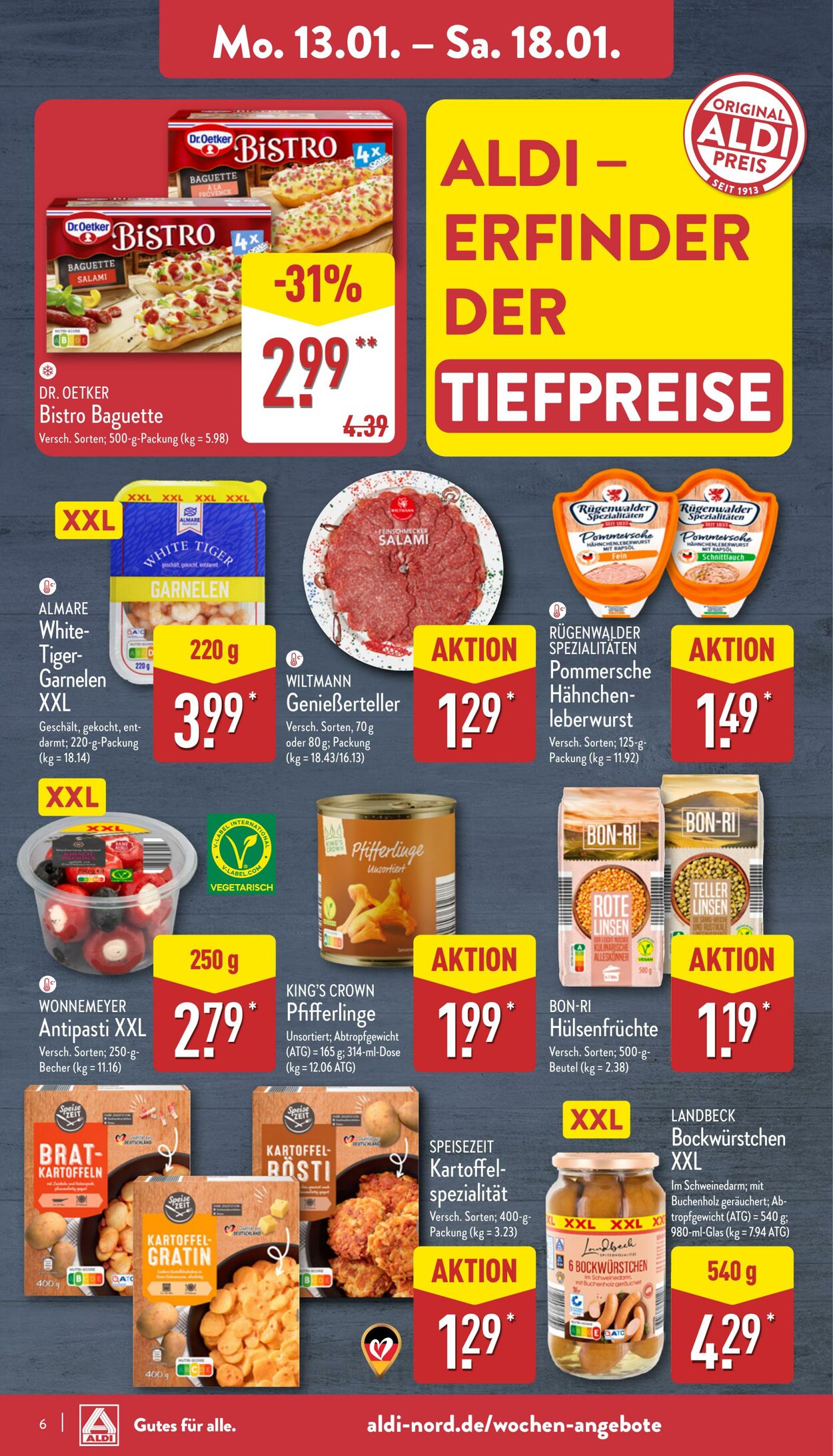 Prospekt Aldi-Nord 06.01.2025 - 11.01.2025