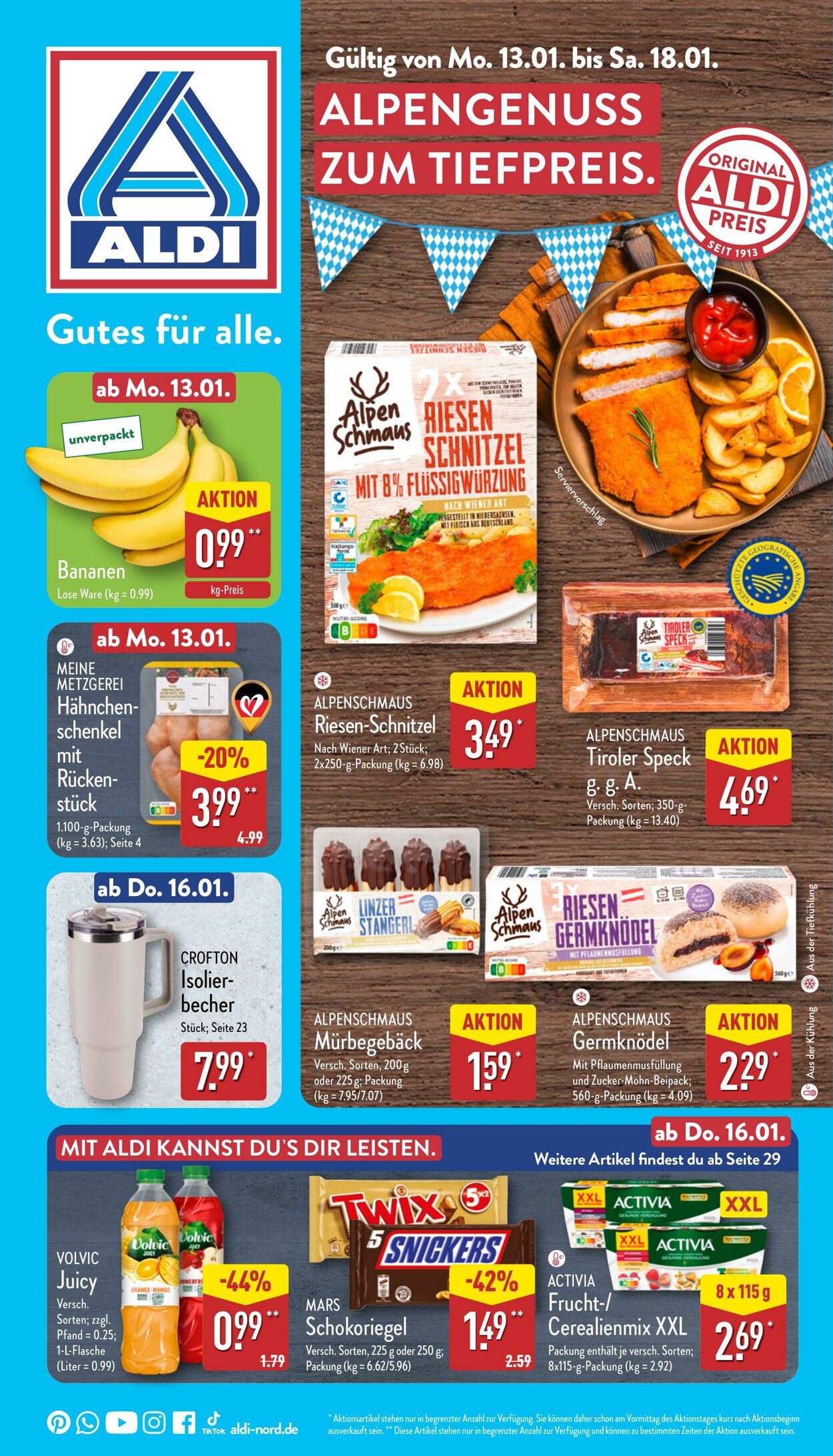 Prospekt Aldi-Nord 06.01.2025 - 11.01.2025