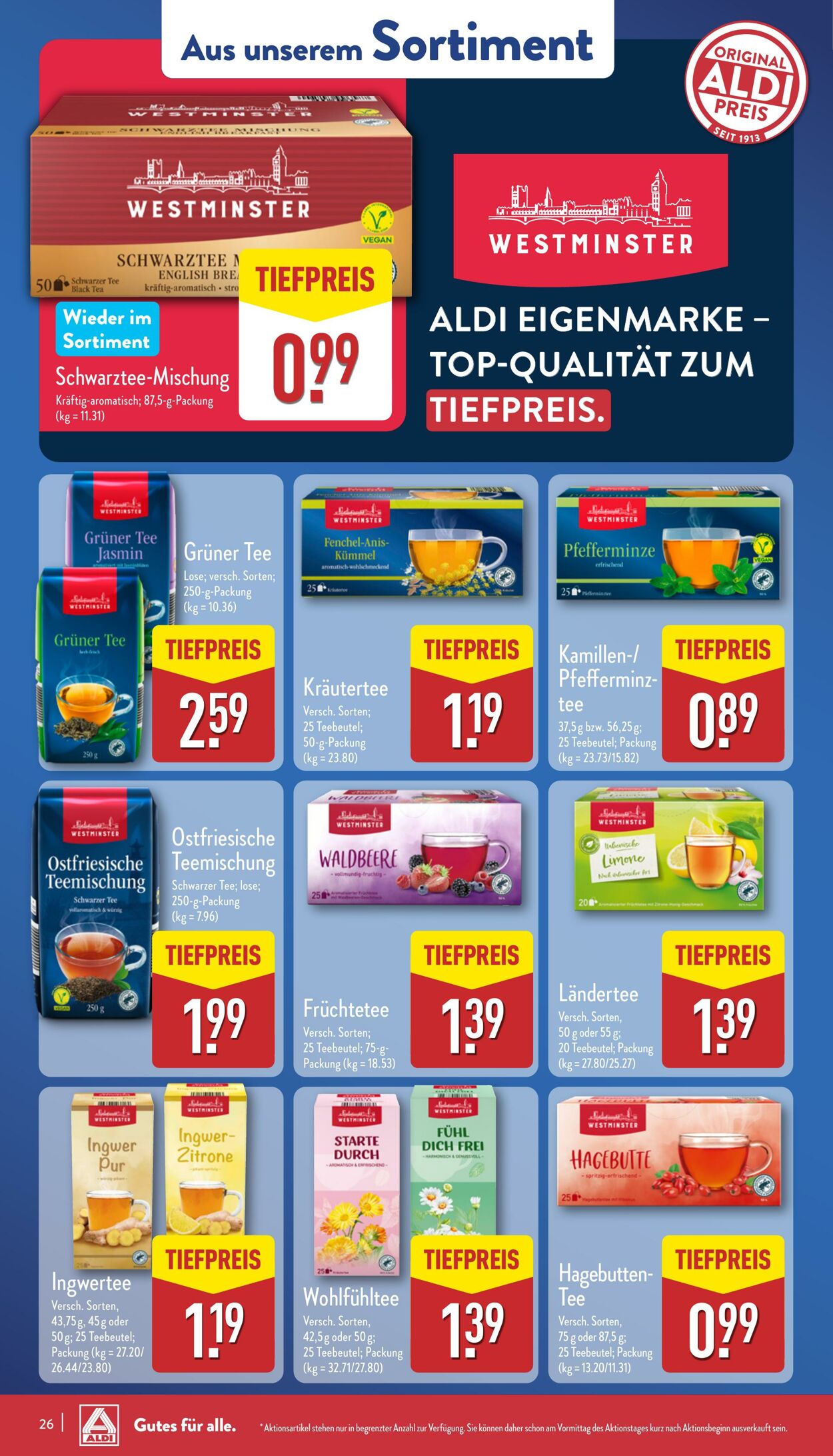 Prospekt Aldi-Nord 06.01.2025 - 11.01.2025