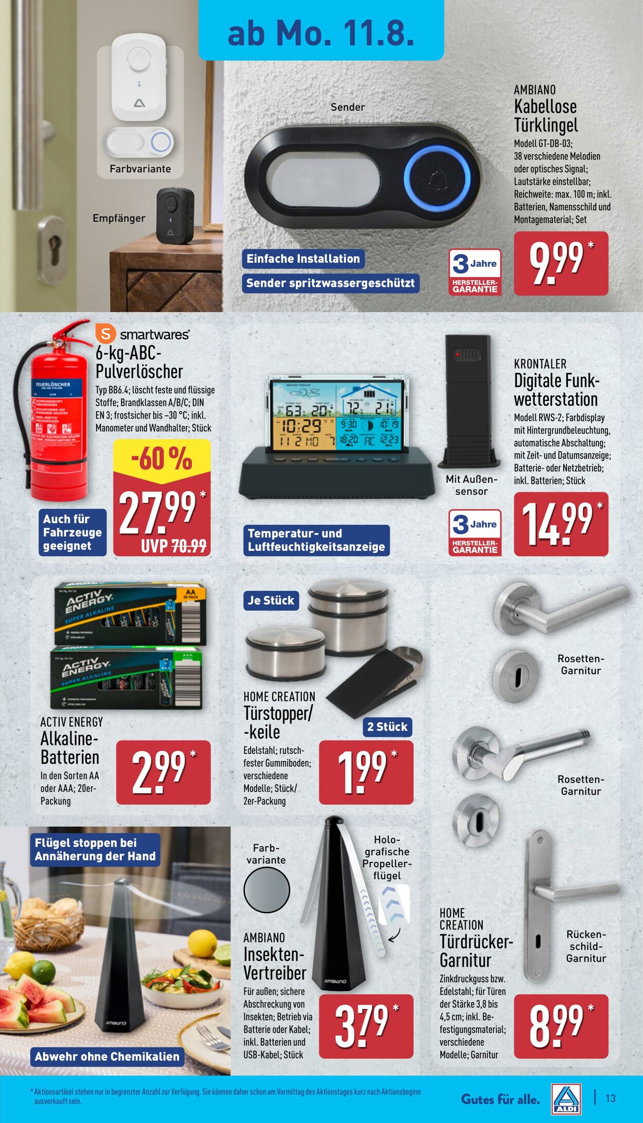 Prospekt Aldi-Nord 11.08.2025 - 16.08.2025