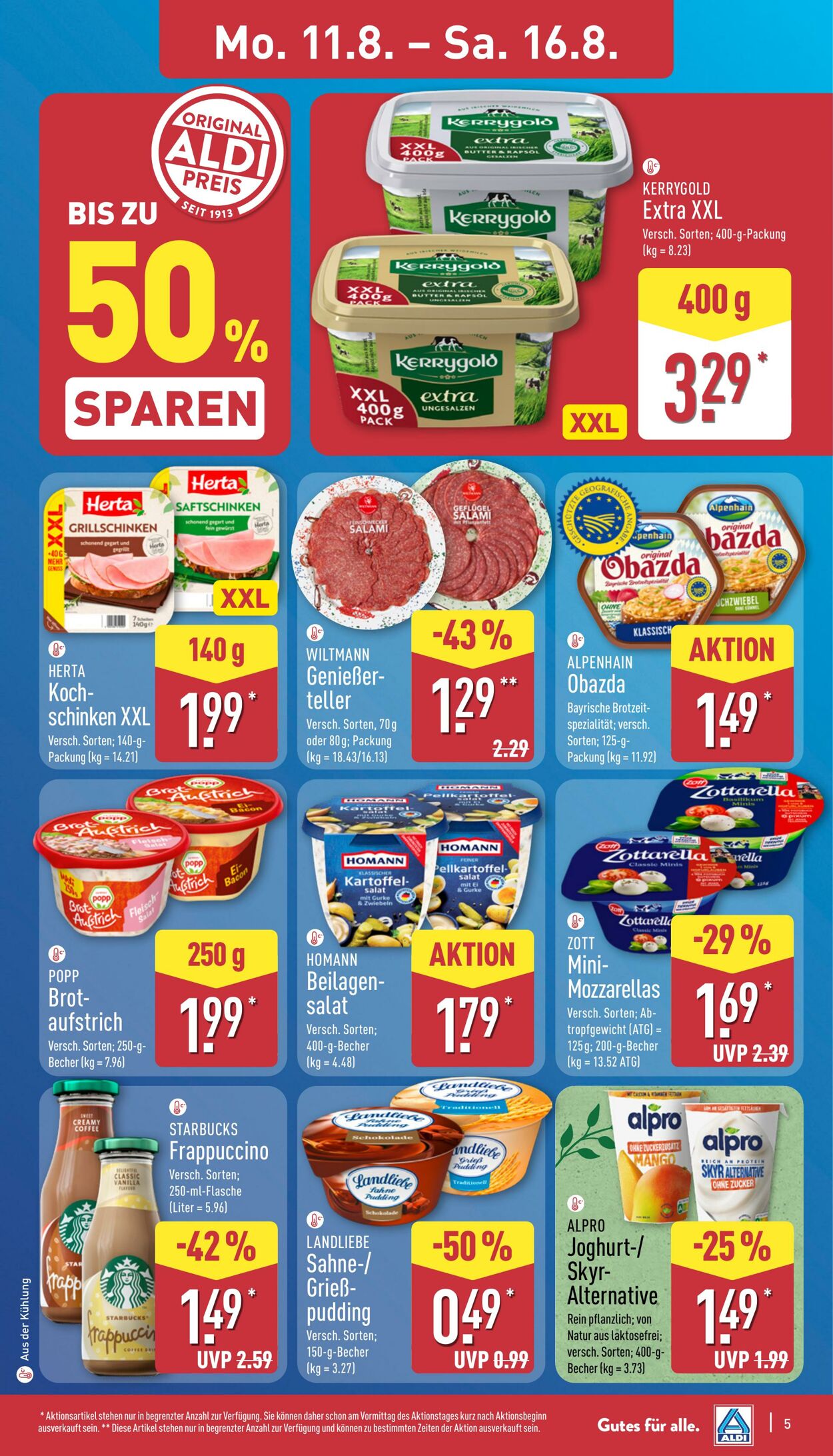 Prospekt Aldi-Nord 11.08.2025 - 16.08.2025