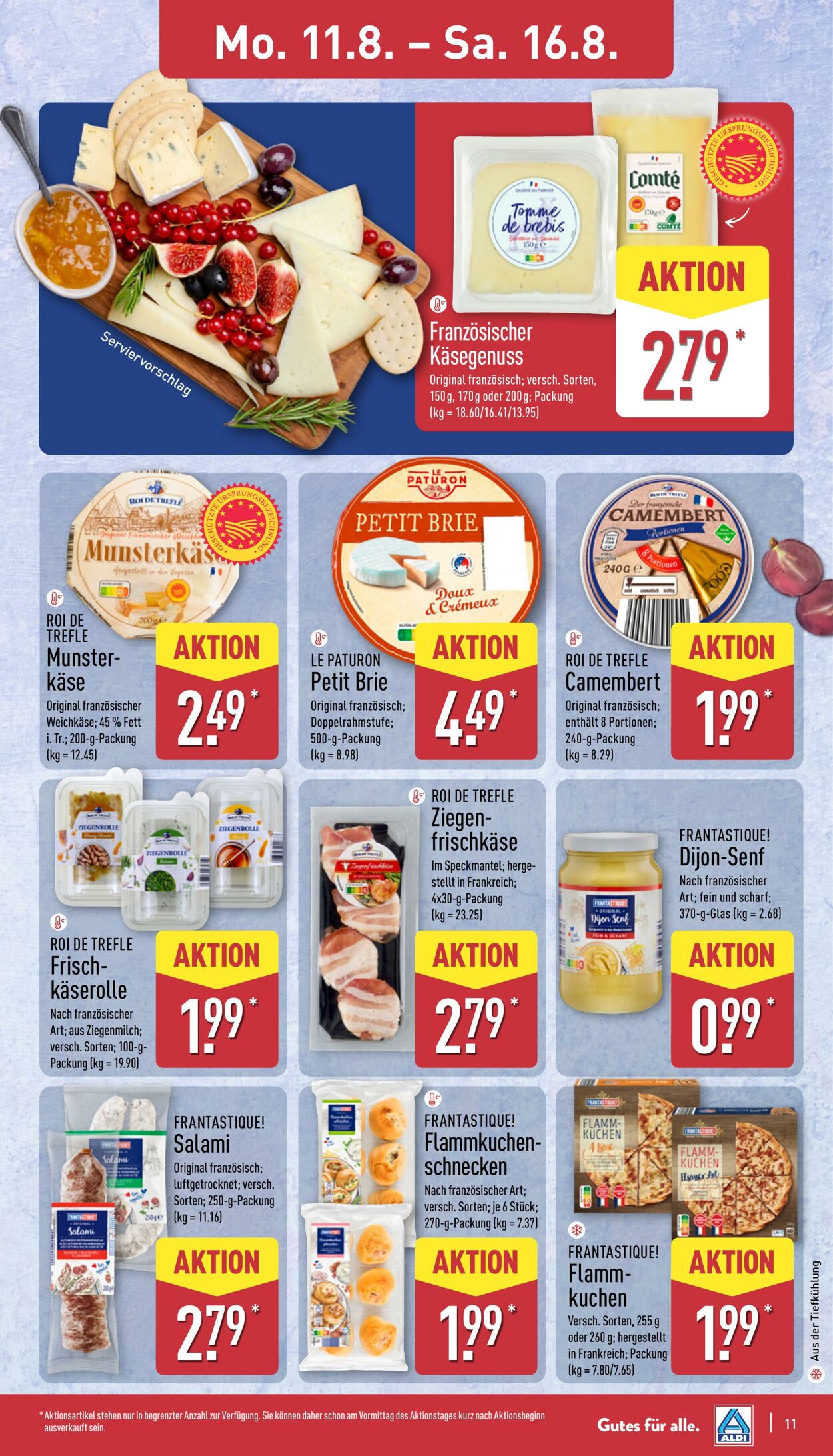Prospekt Aldi-Nord 11.08.2025 - 16.08.2025