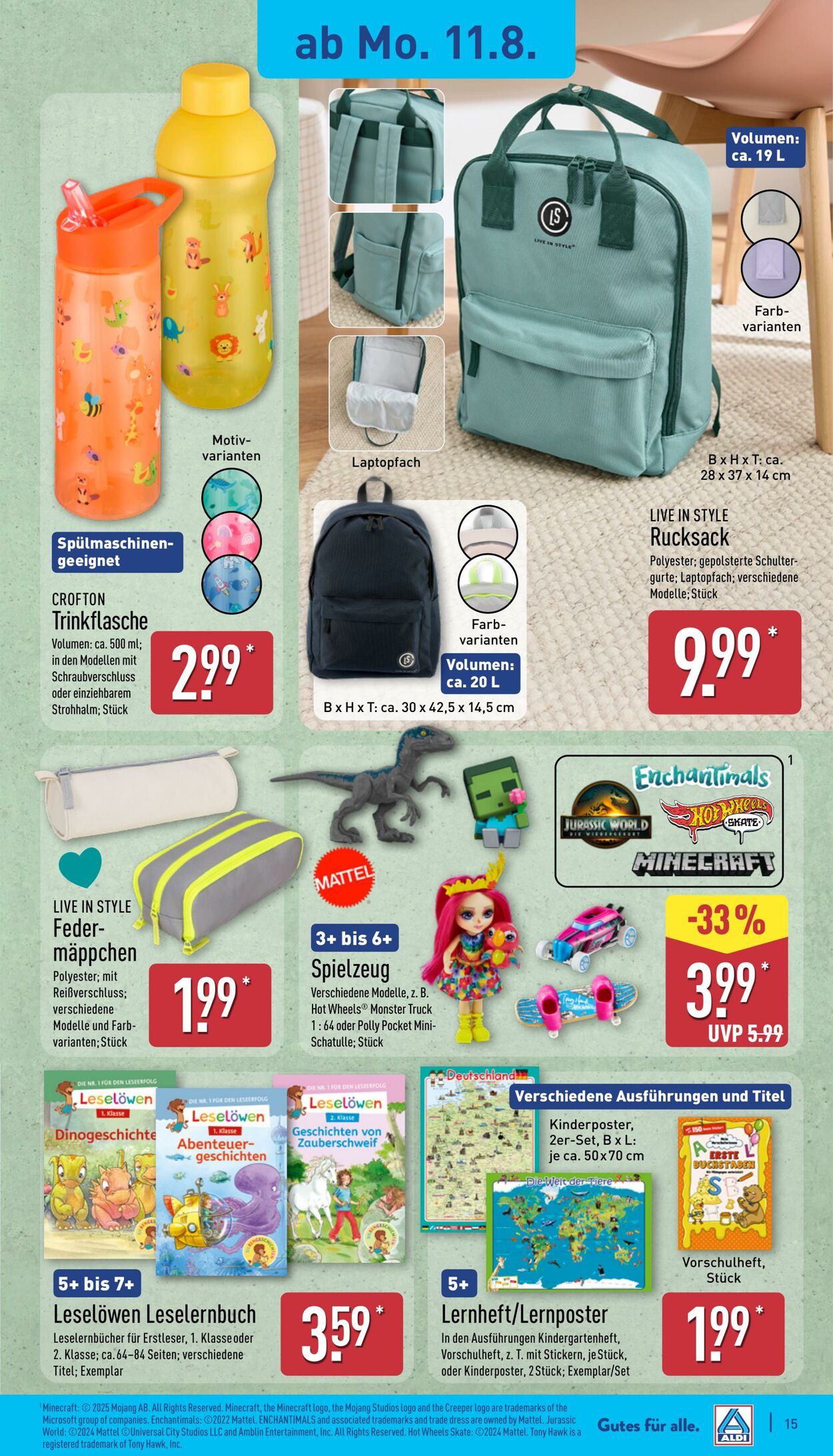 Prospekt Aldi-Nord 11.08.2025 - 16.08.2025