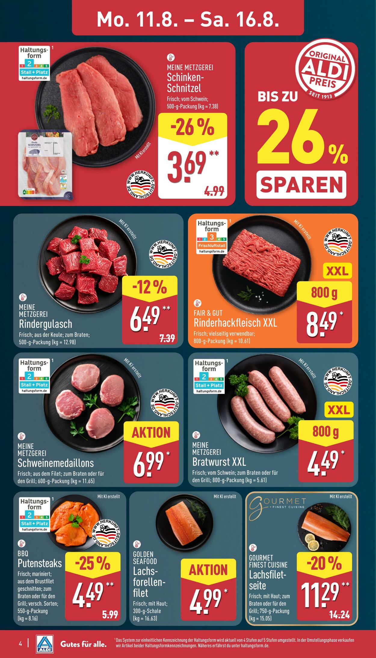 Prospekt Aldi-Nord 11.08.2025 - 16.08.2025