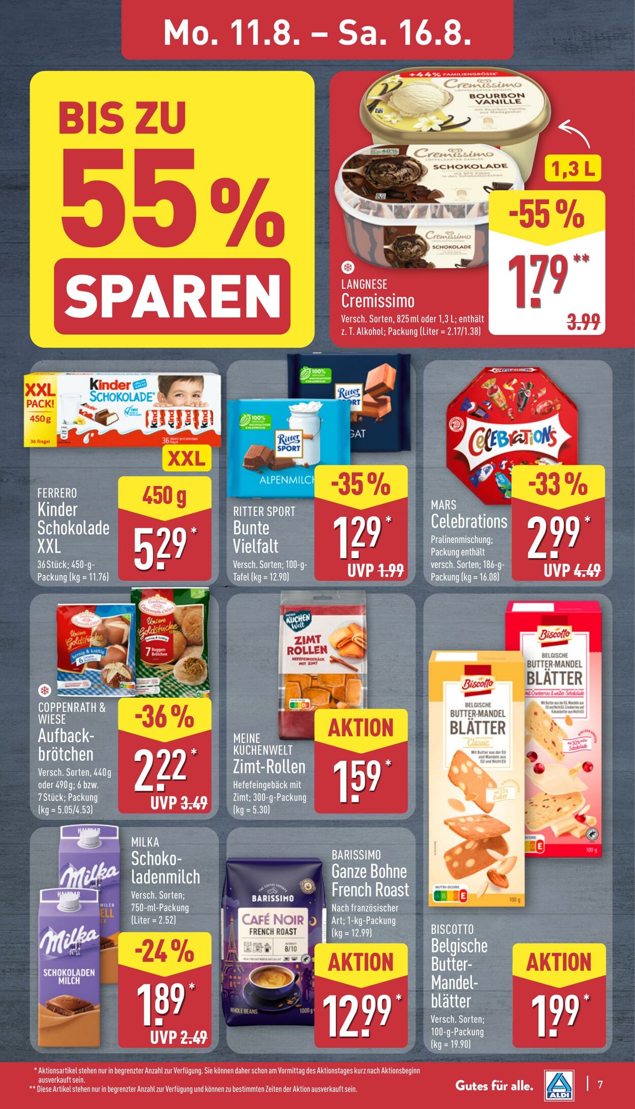 Prospekt Aldi-Nord 11.08.2025 - 16.08.2025