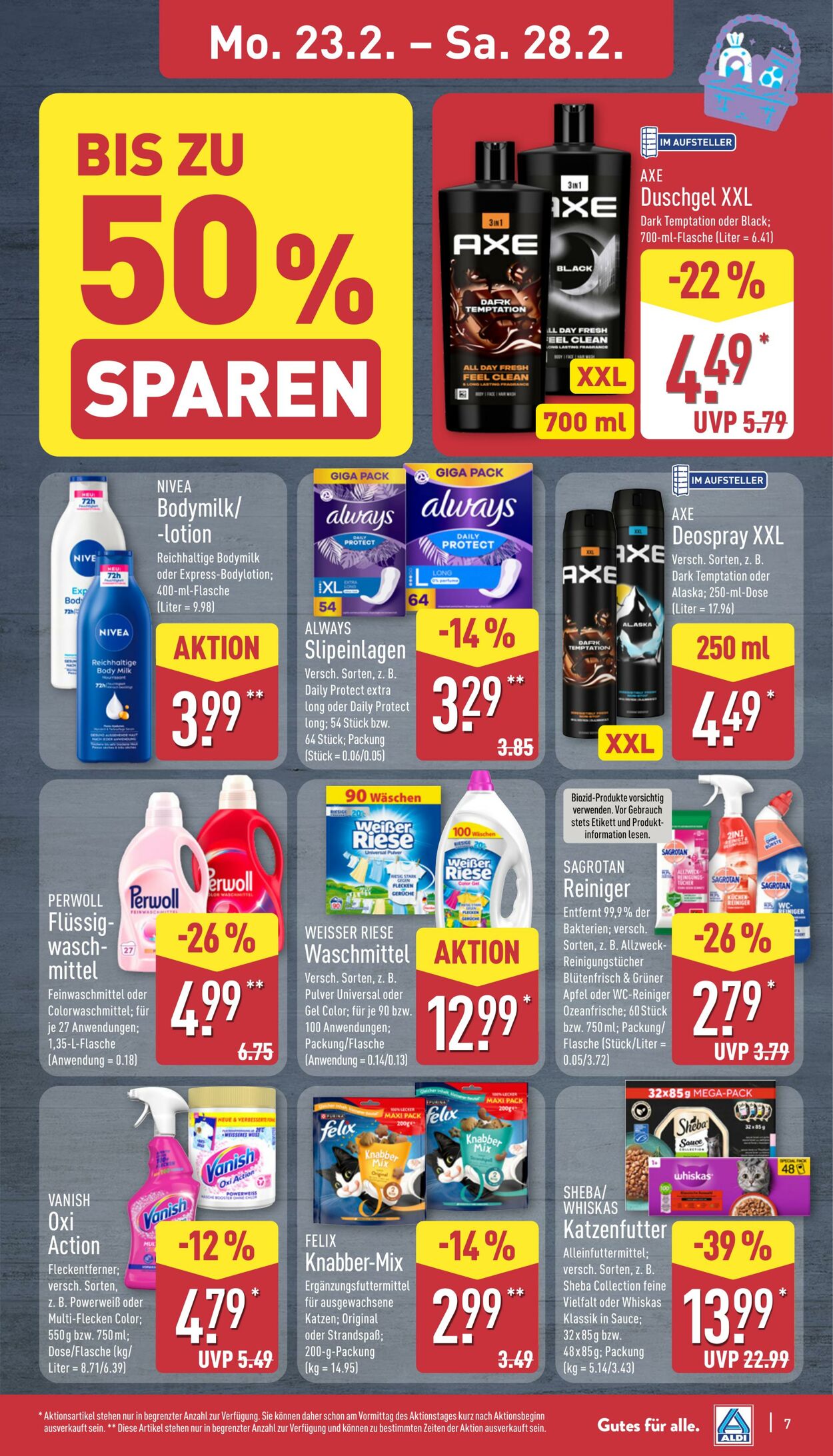 Prospekt Aldi-Nord 23.02.2026 - 28.02.2026