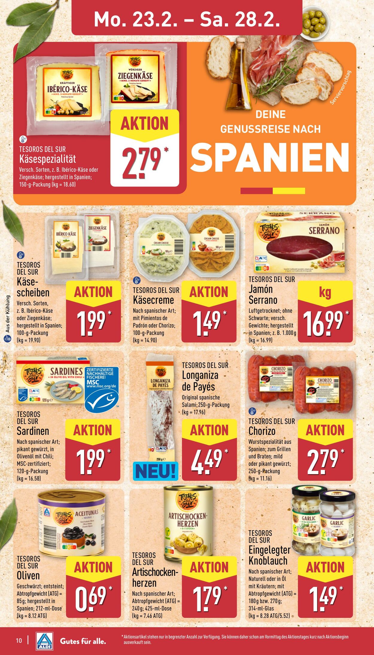 Prospekt Aldi-Nord 23.02.2026 - 28.02.2026