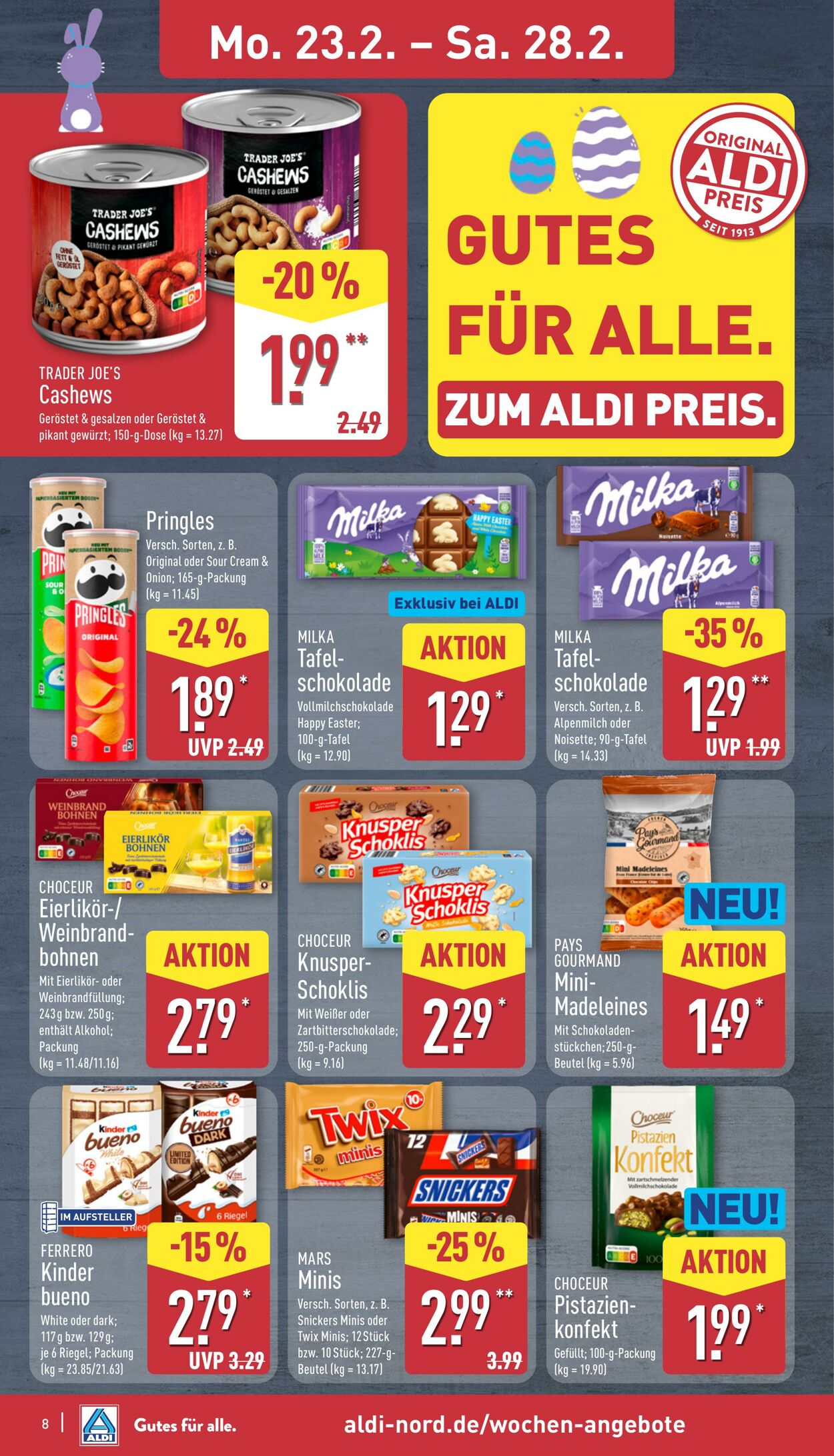 Prospekt Aldi-Nord 23.02.2026 - 28.02.2026