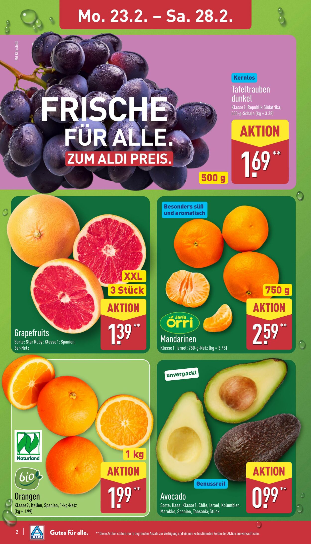 Prospekt Aldi-Nord 23.02.2026 - 28.02.2026