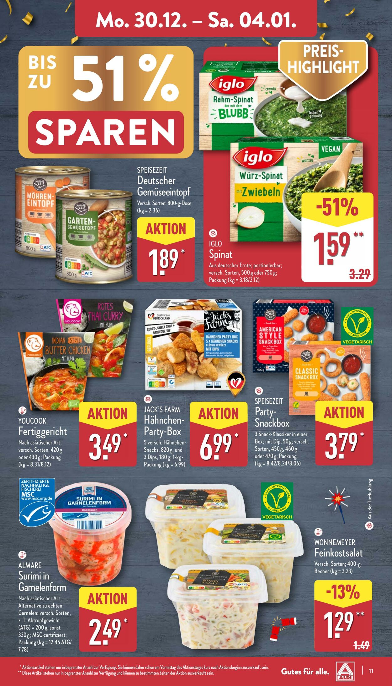 Prospekt Aldi-Nord 23.12.2024 - 28.12.2024