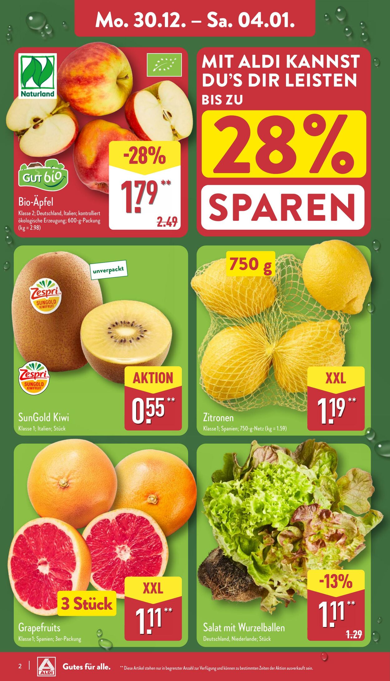 Prospekt Aldi-Nord 23.12.2024 - 28.12.2024