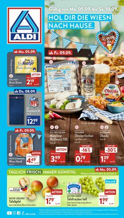 Prospekt Aldi-Nord 05.09.2022 - 10.09.2022