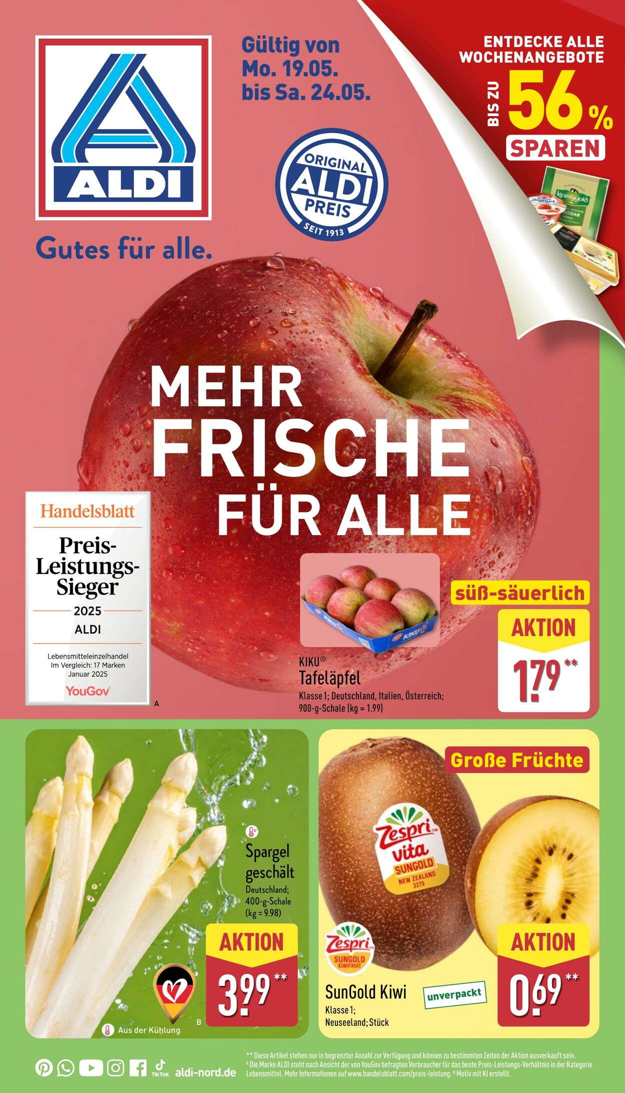 Prospekt Aldi-Nord 12.05.2025 - 17.05.2025