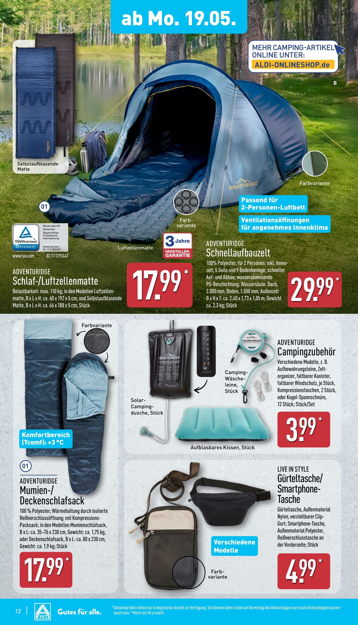 Prospekt Aldi-Nord 12.05.2025 - 17.05.2025