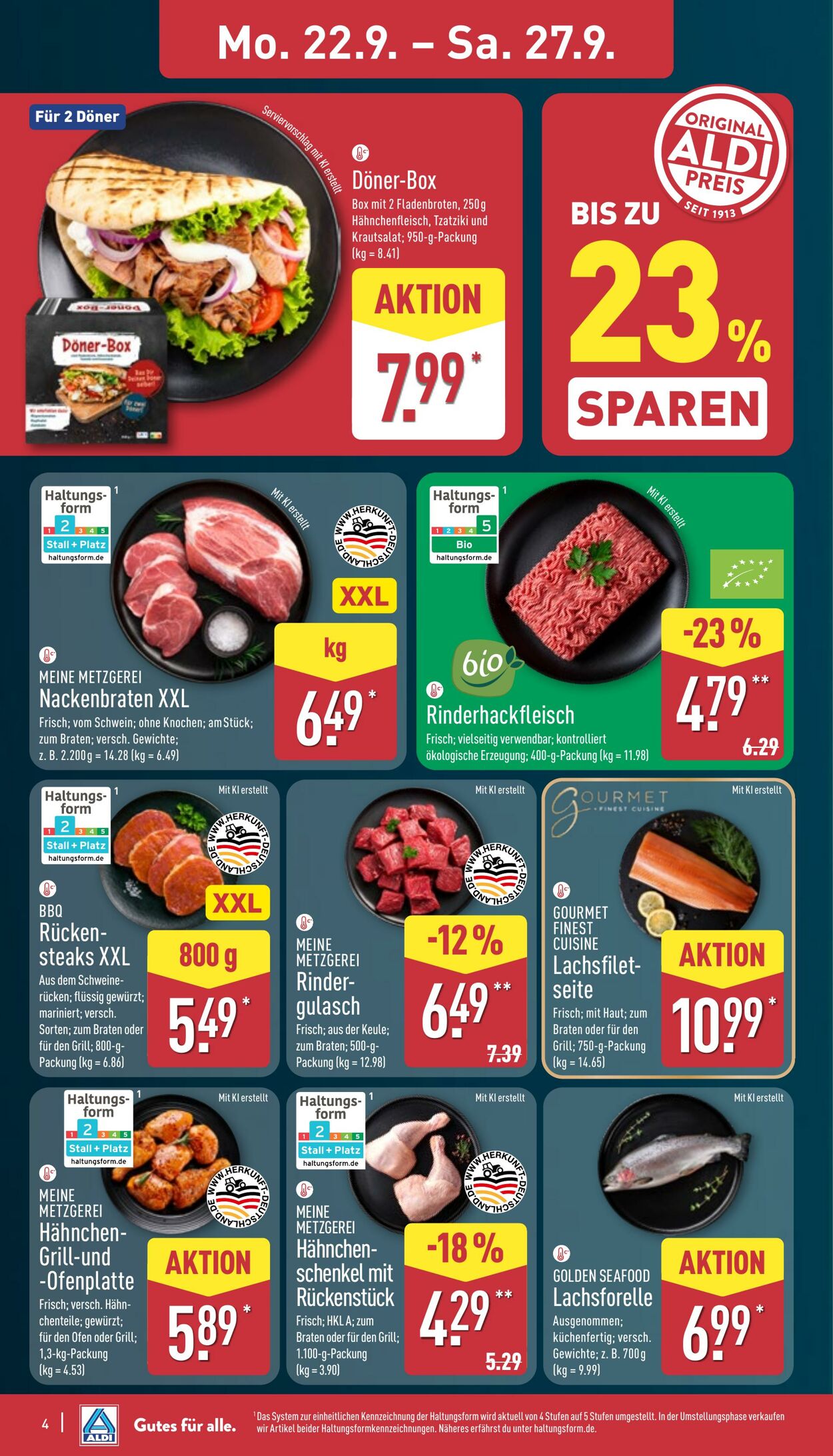 Prospekt Aldi-Nord 22.09.2025 - 27.09.2025