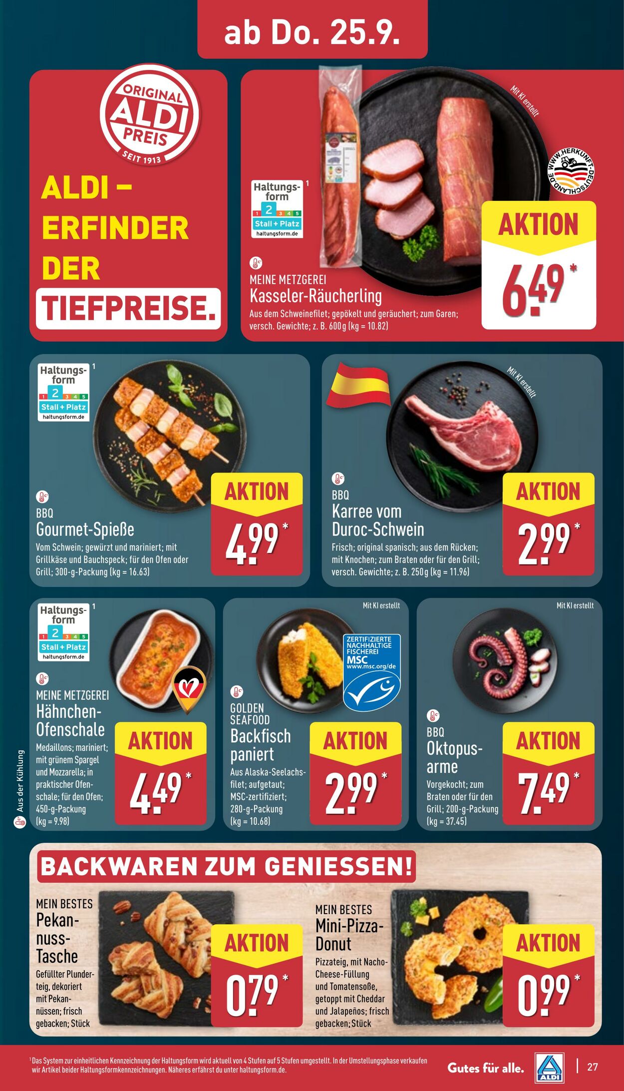 Prospekt Aldi-Nord 22.09.2025 - 27.09.2025