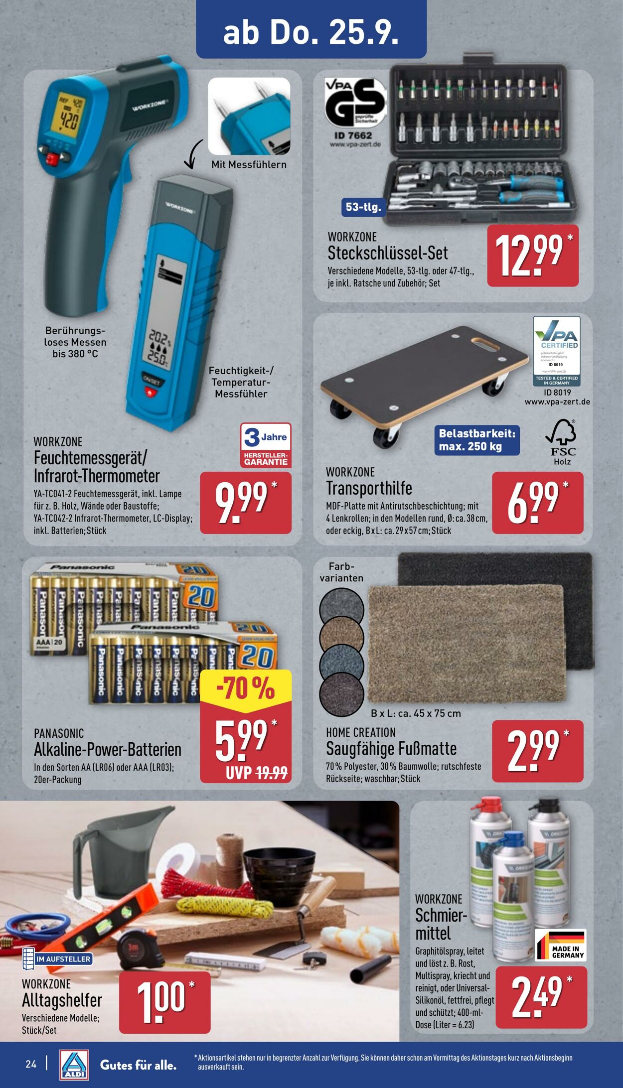 Prospekt Aldi-Nord 22.09.2025 - 27.09.2025