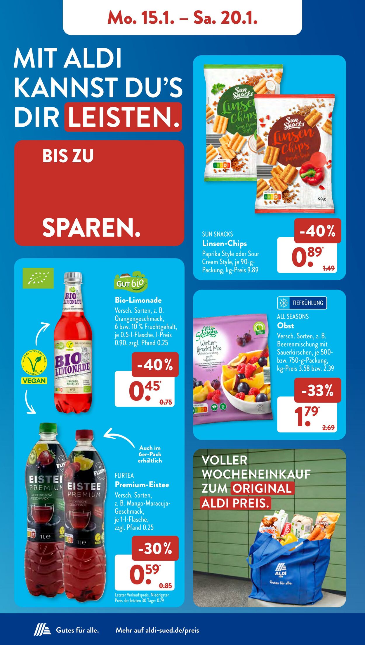 Prospekt ALDI SÜD 15.01.2024 - 20.01.2024