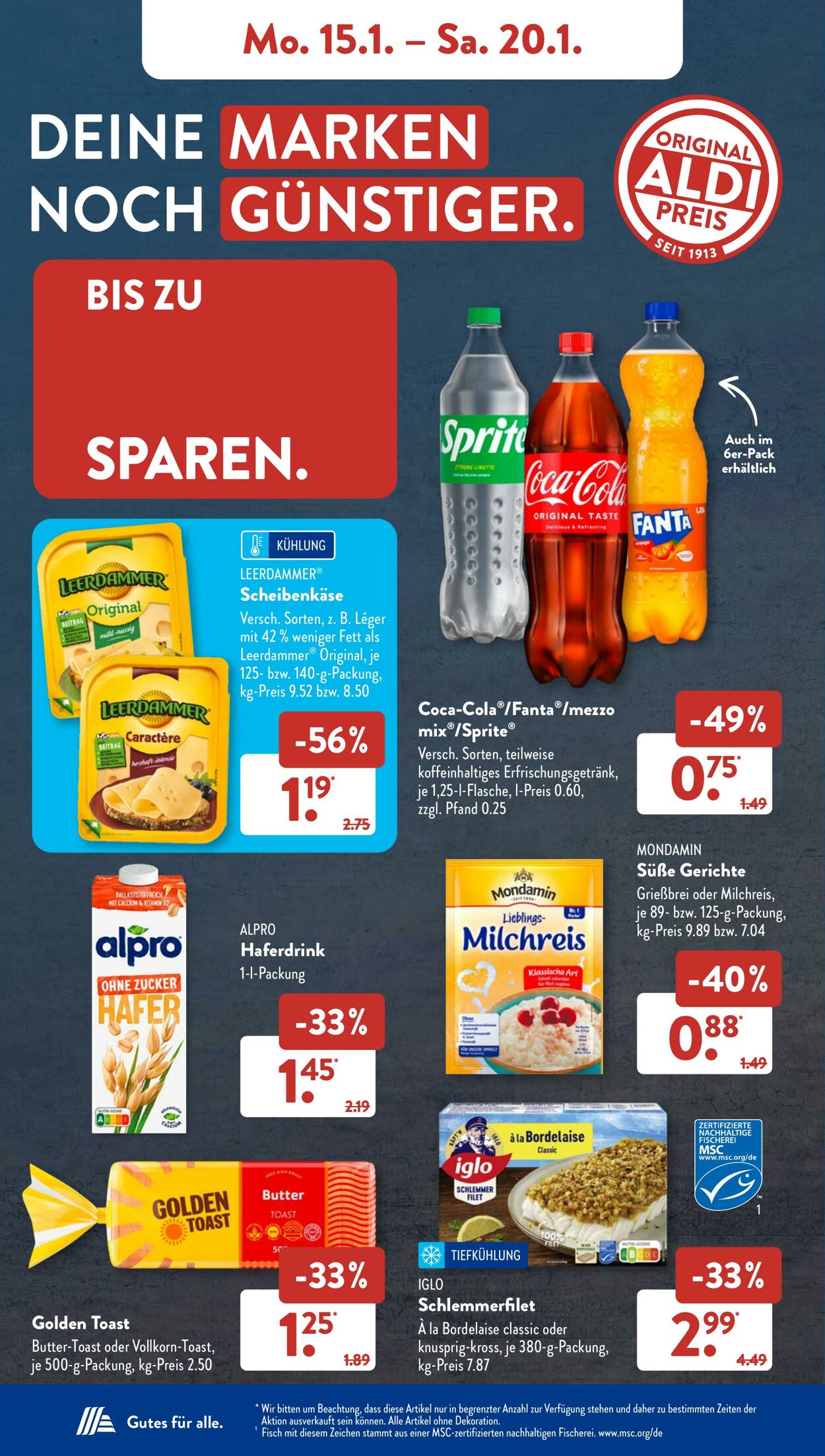 Prospekt ALDI SÜD 15.01.2024 - 20.01.2024