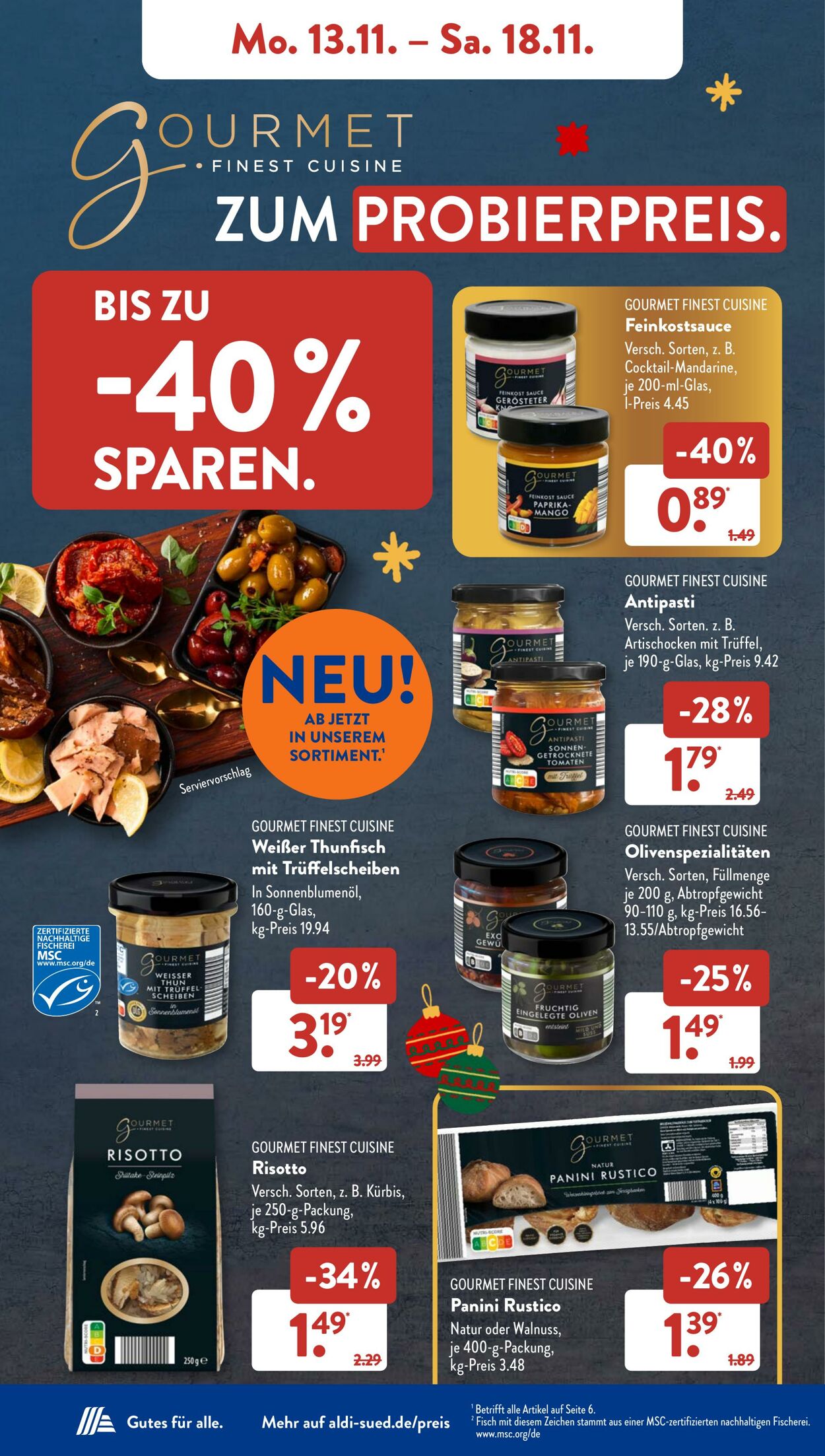 Prospekt ALDI SÜD 13.11.2023 - 18.11.2023